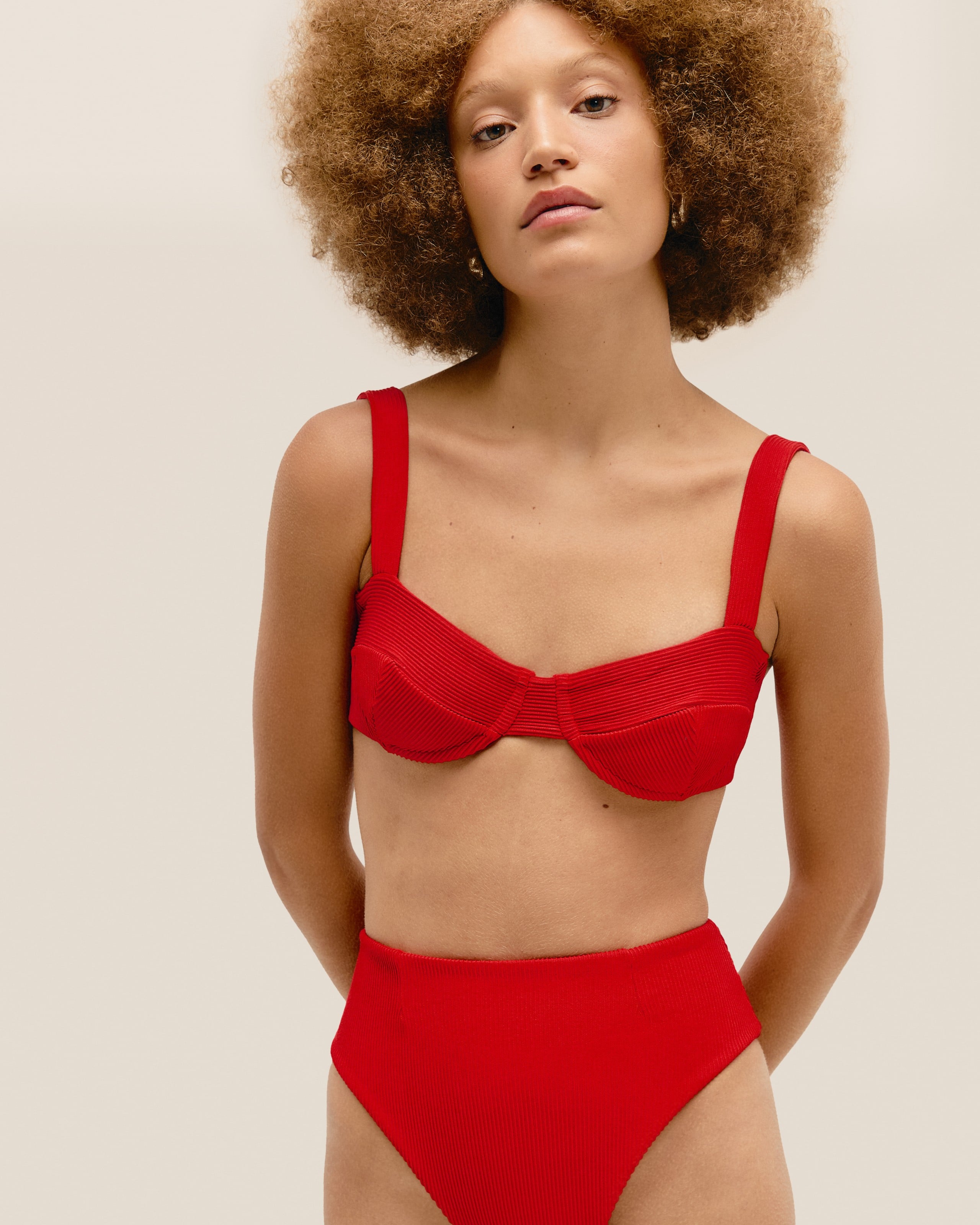 Top Gaia Nervura Regulável Vermelho Desvio