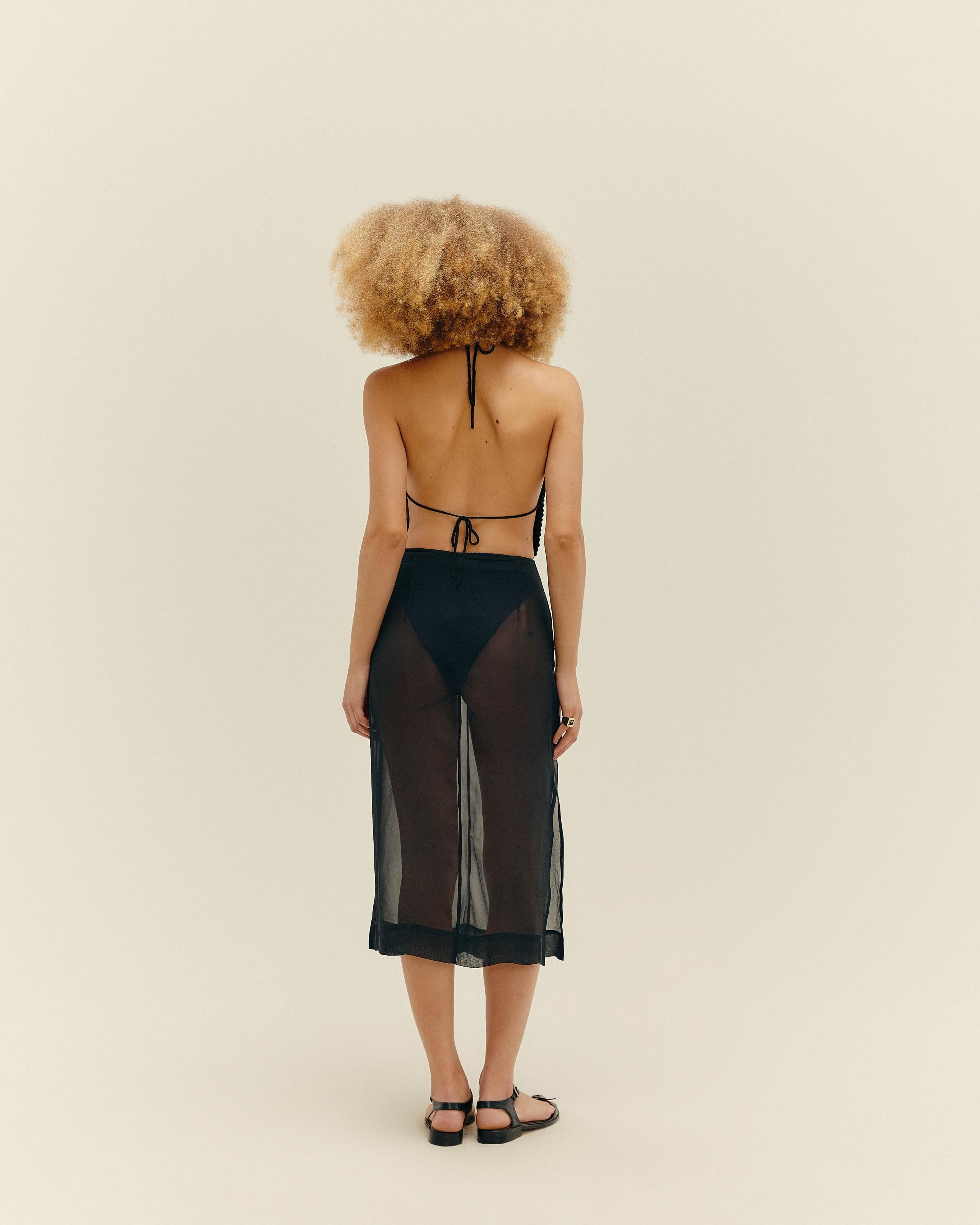 Top Laila Tricot Preto
