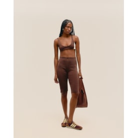 Haight — Top Listras Tricot Marrom Brauna