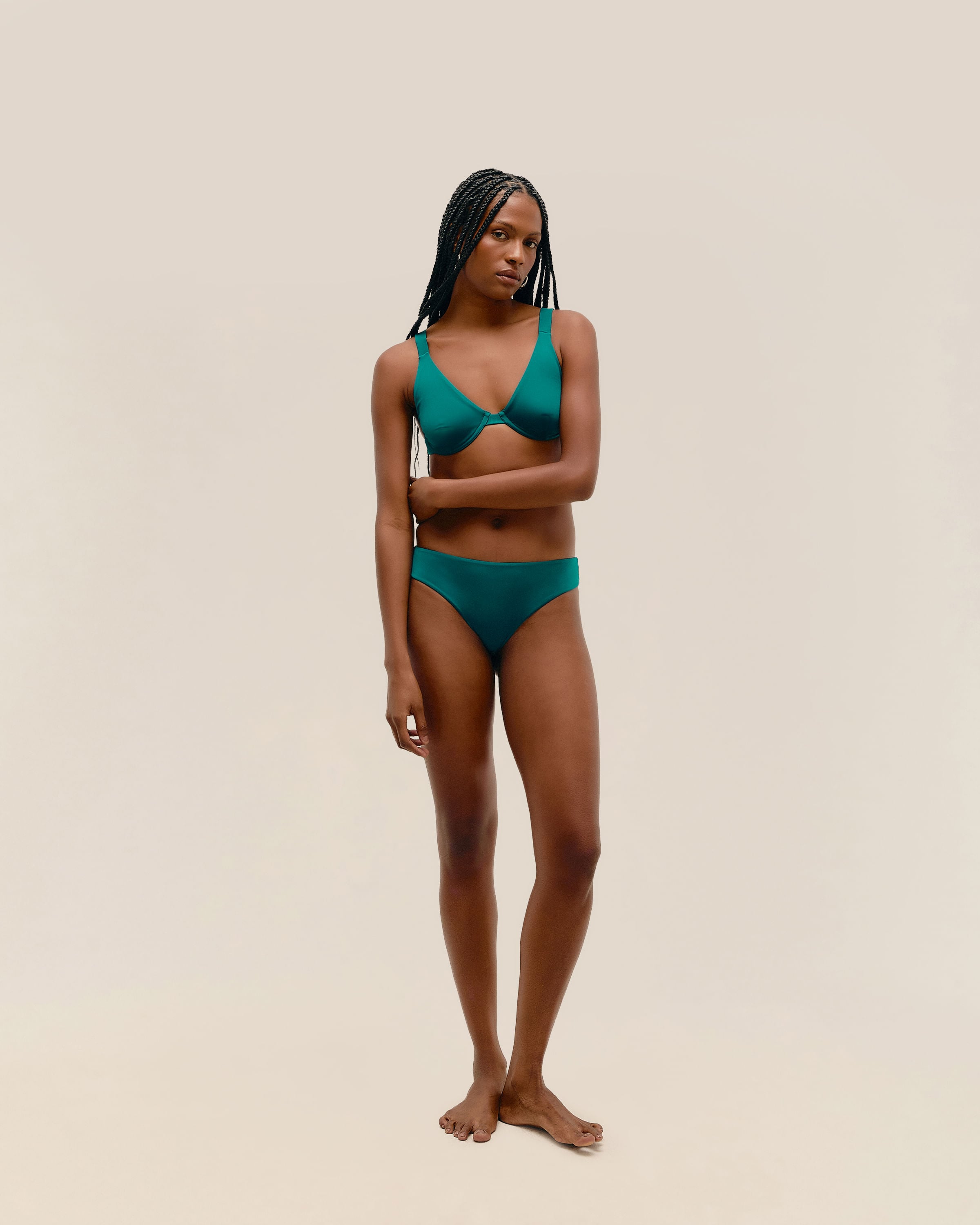 Top Mar Regulável Azul Profundo