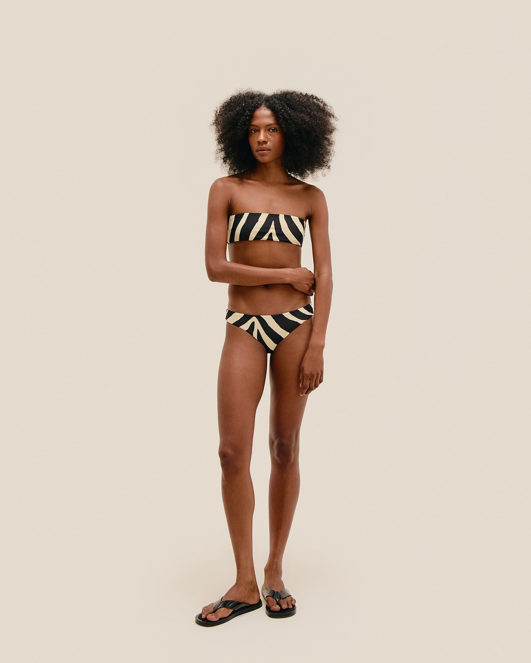 Top Marcella Estampado Estampa Zebra Diagonal