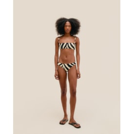 Haight — Top Marcella Estampado Zebra Diagonal