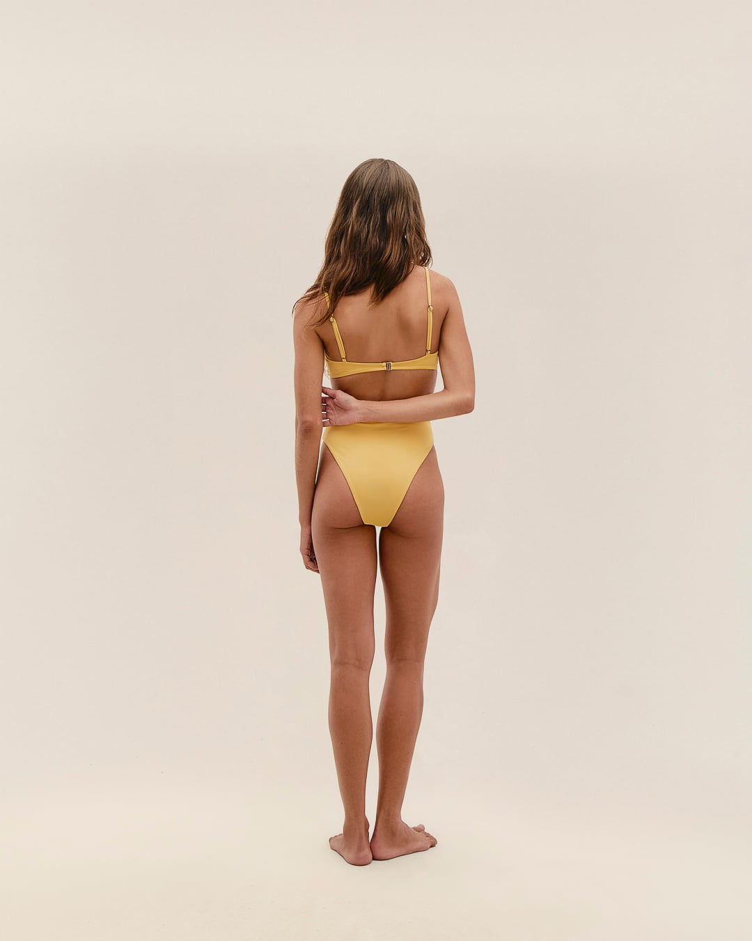 Top Meia Taça Amarelo Feixe