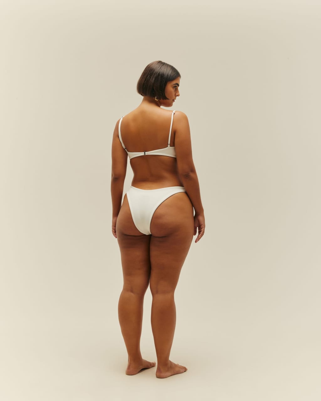 Top Meia Taça Crepe Off-White