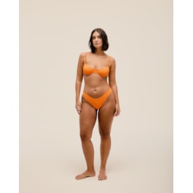 Haight — Top Meia Taça Regulável Laranja Mandarina