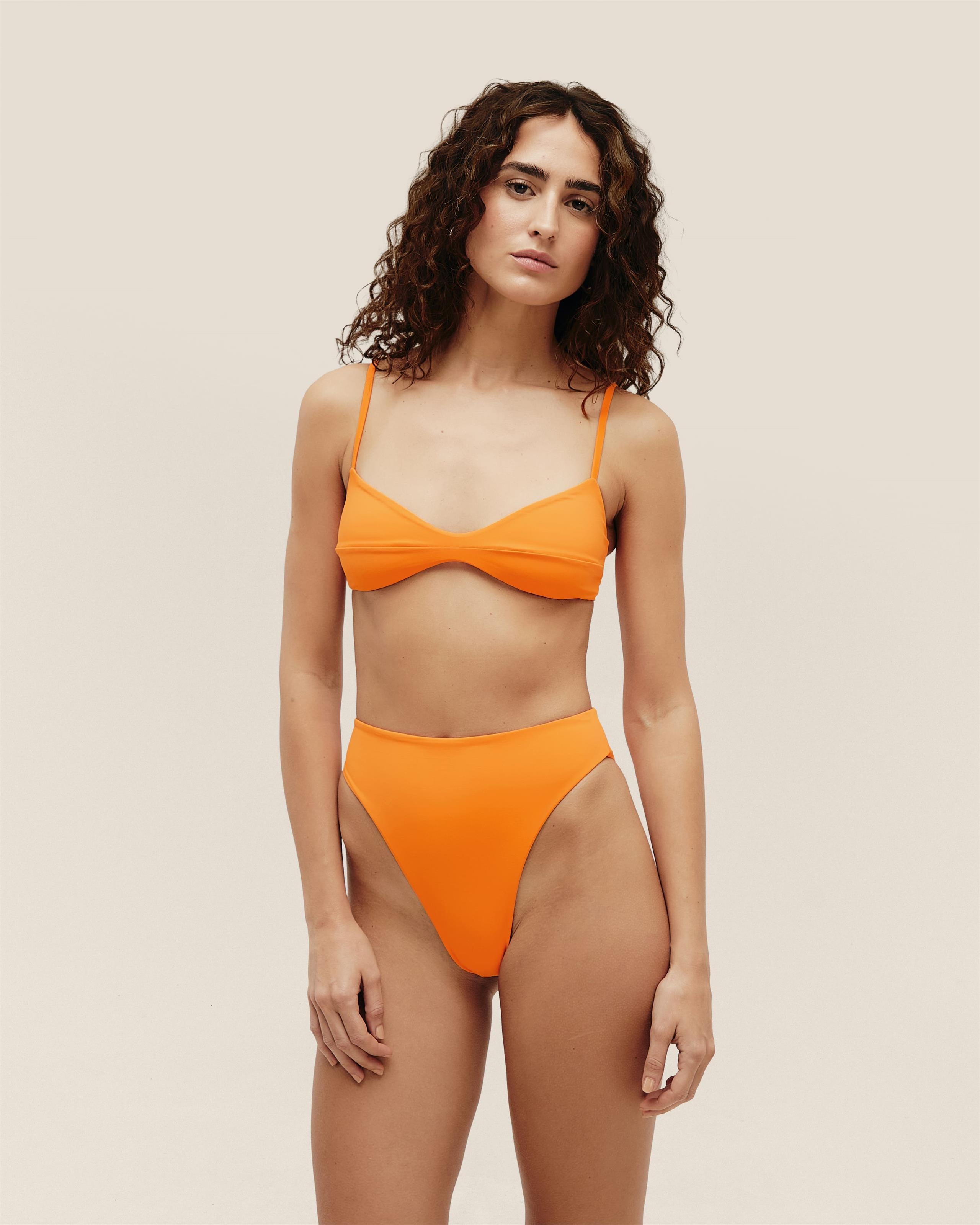 Top Mônica Regulavel Laranja Mandarina