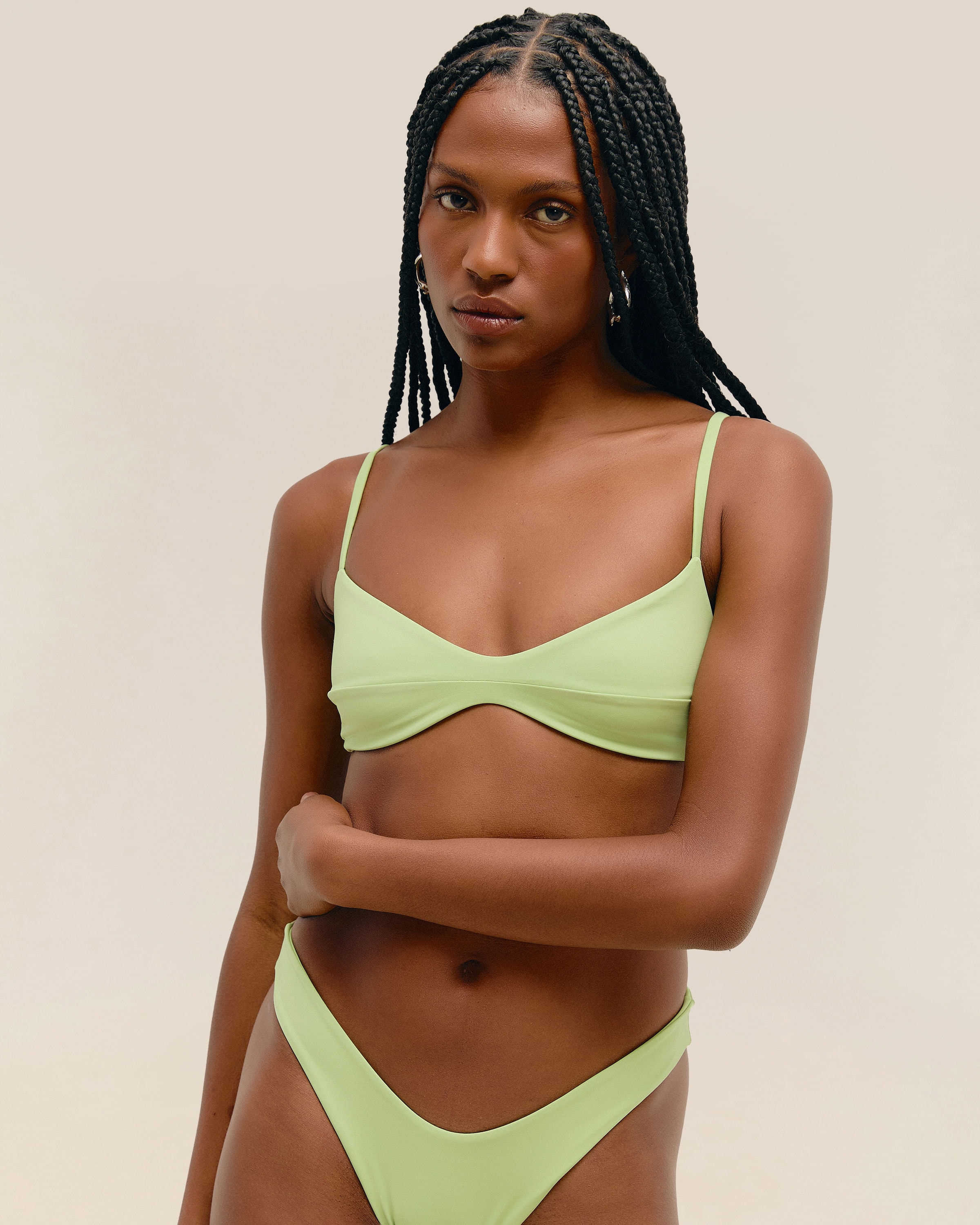 Top Mônica Regulável Verde Canoa