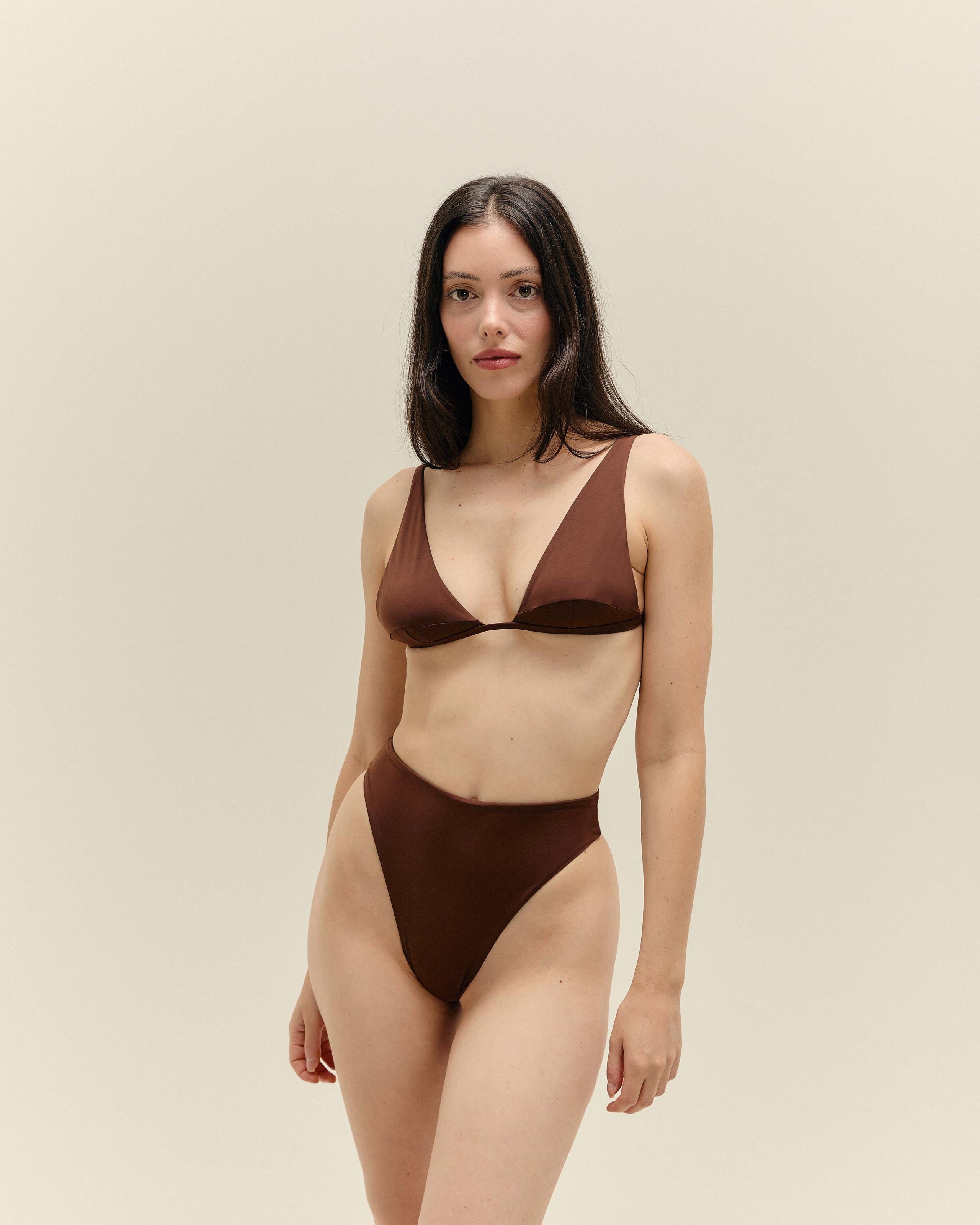 Top Roberta Marrom Brauna