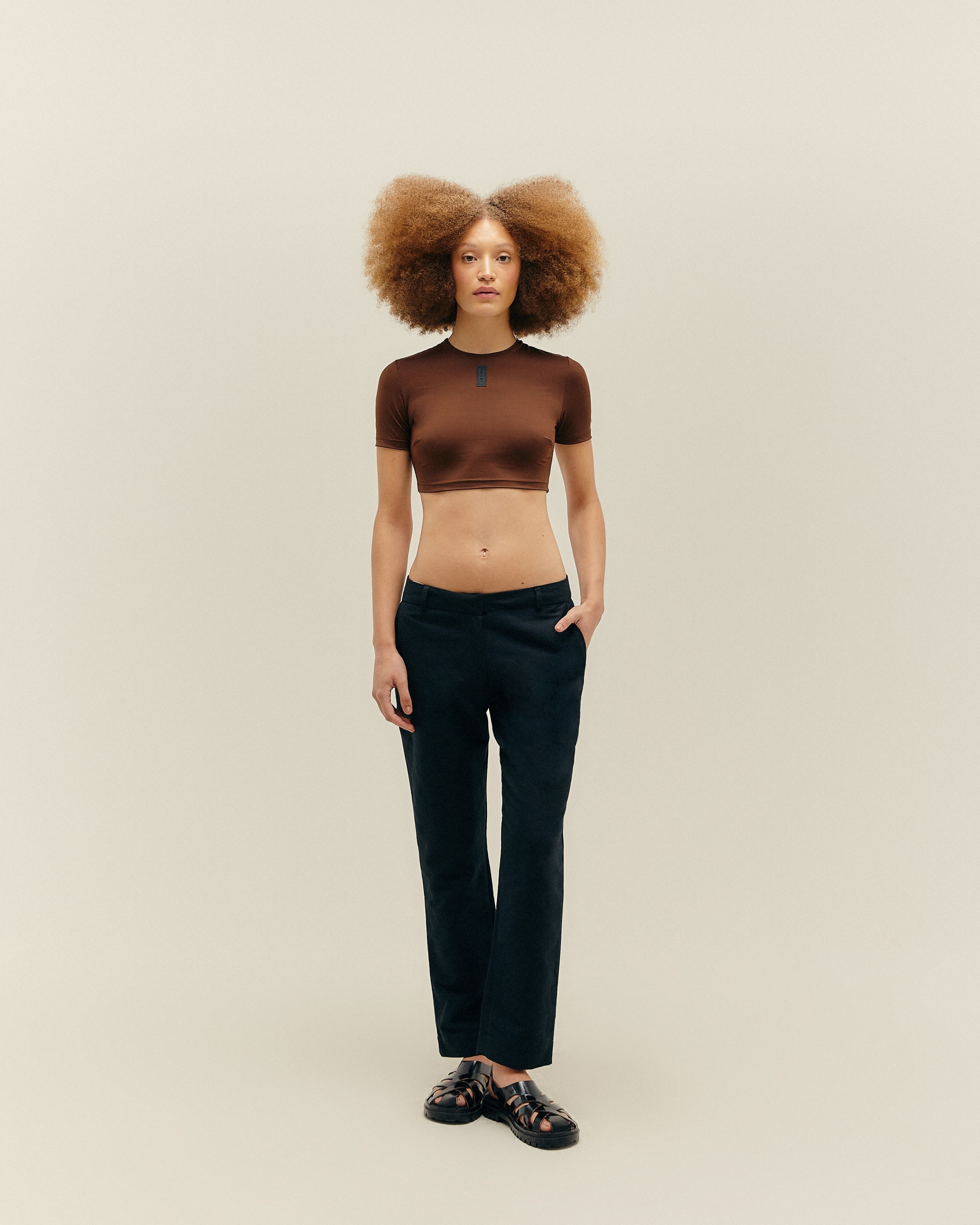 Top Serena Marrom Brauna