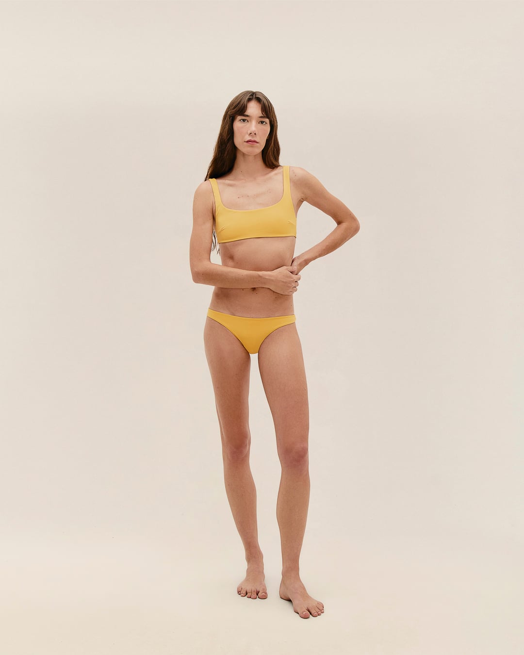 Top Thidu Amarelo Feixe
