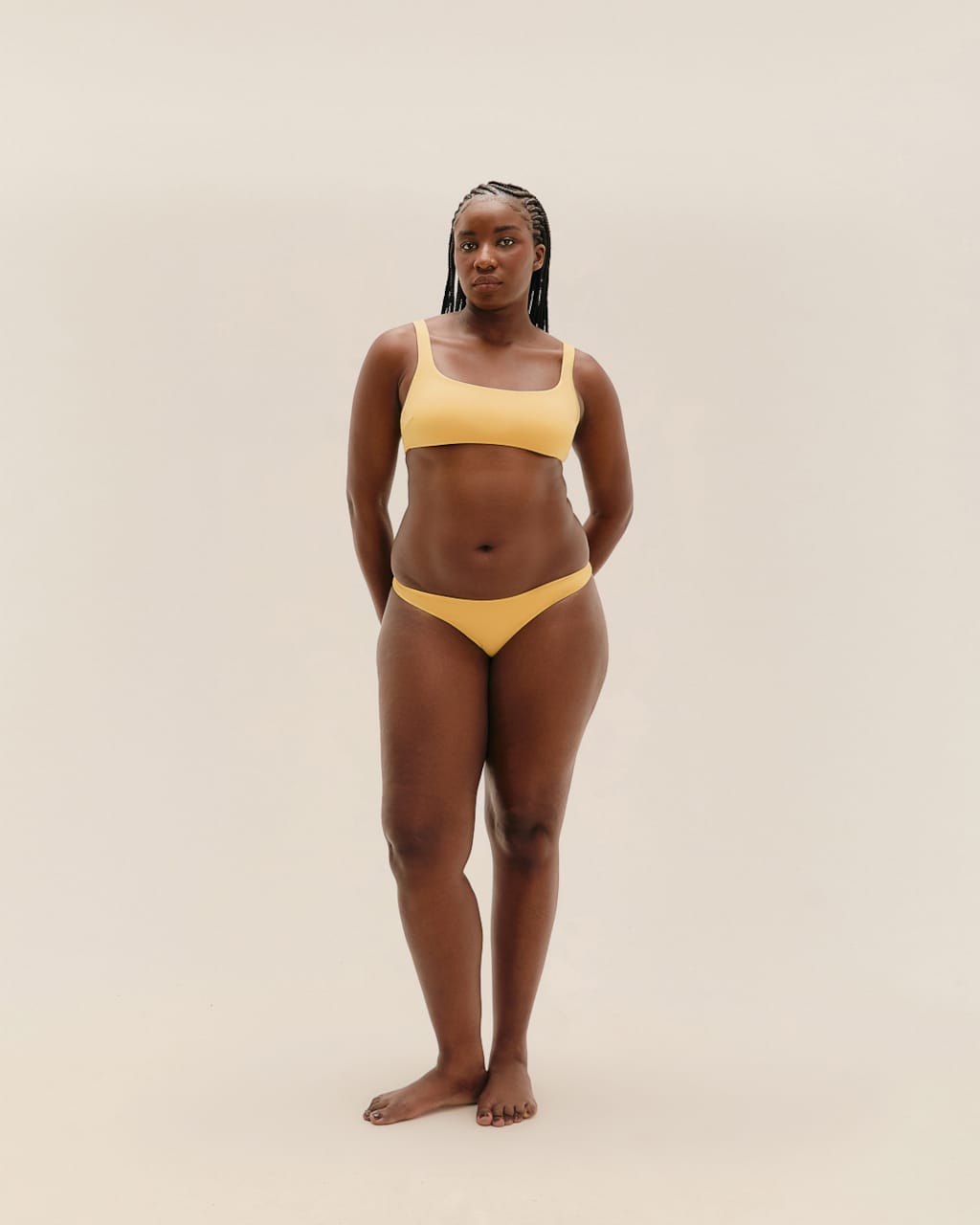 Top Thidu Amarelo Feixe