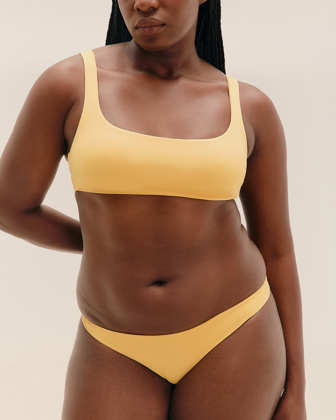Top Thidu Amarelo Feixe