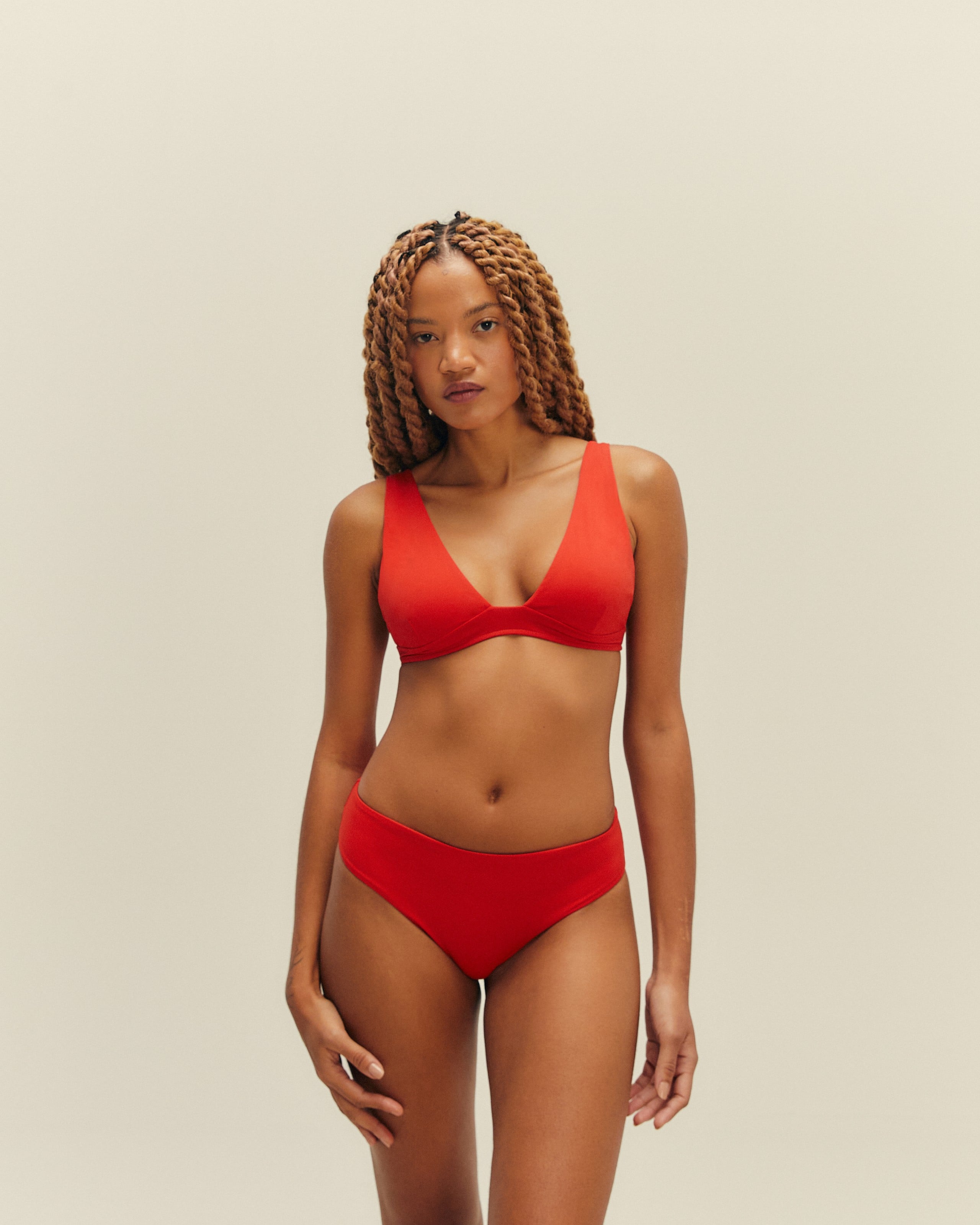 Top Vá Vermelho Desvio