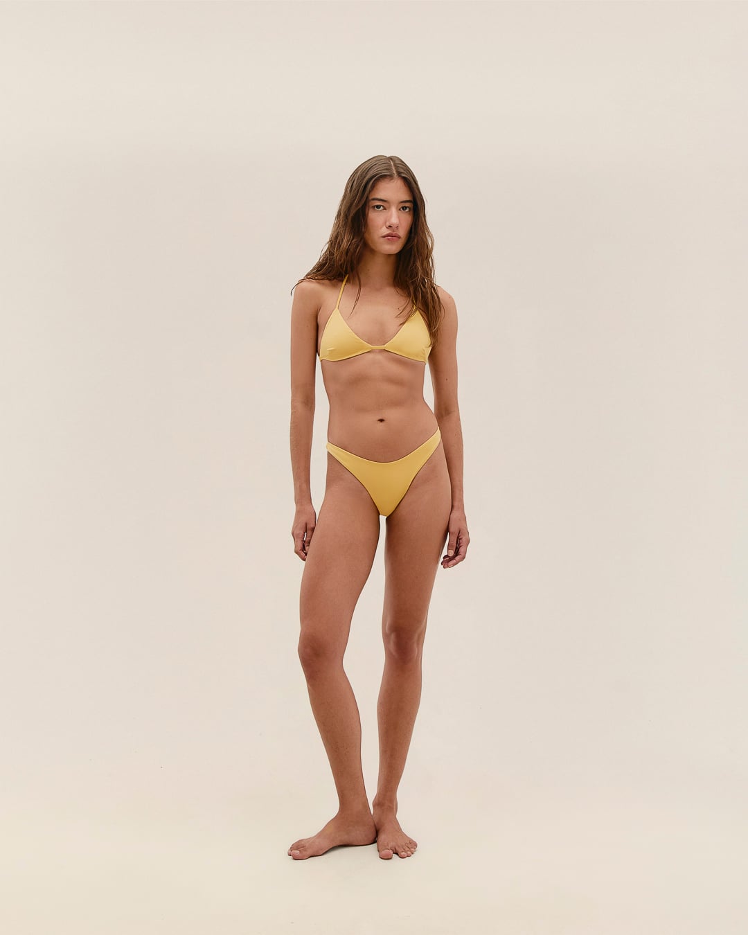 Top Vica Amarelo Feixe