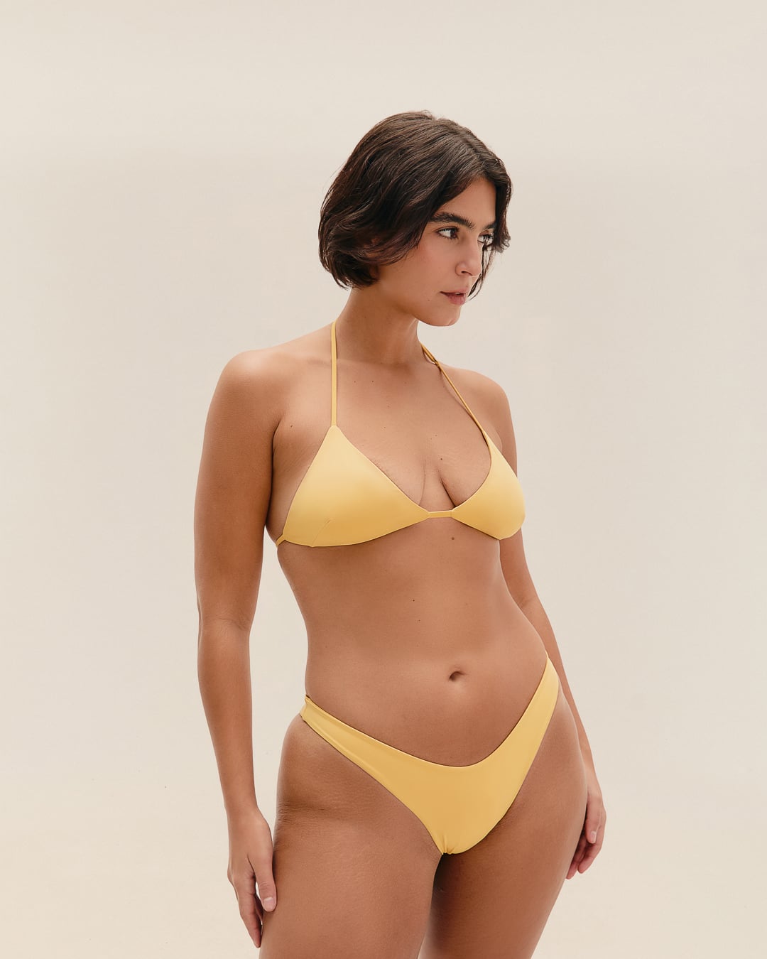Top Vica Amarelo Feixe