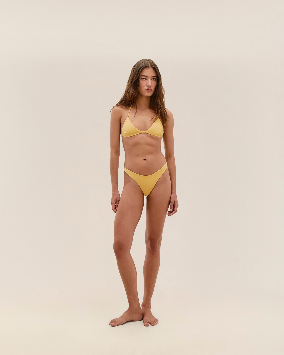Top Vica Amarelo Feixe