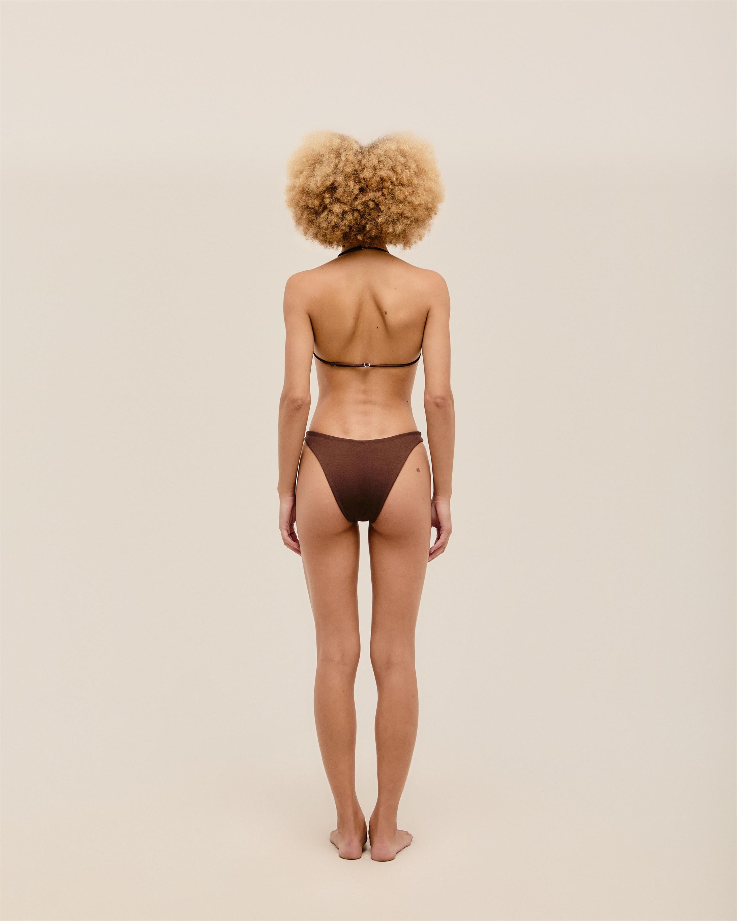 Top Vica Crepe Marrom