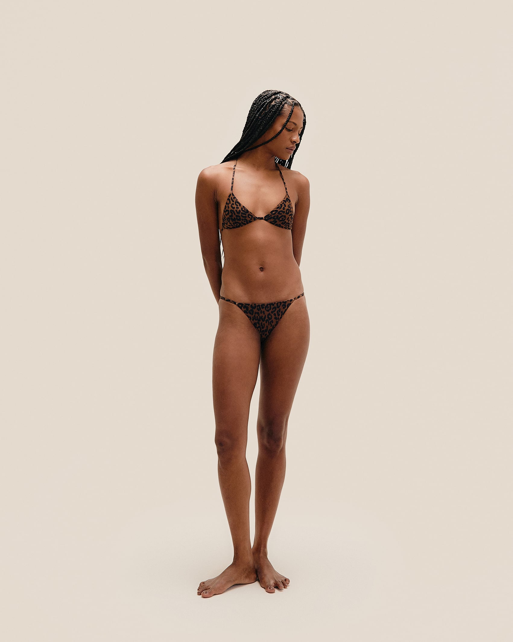 Top Vica Estampa Onca Noir