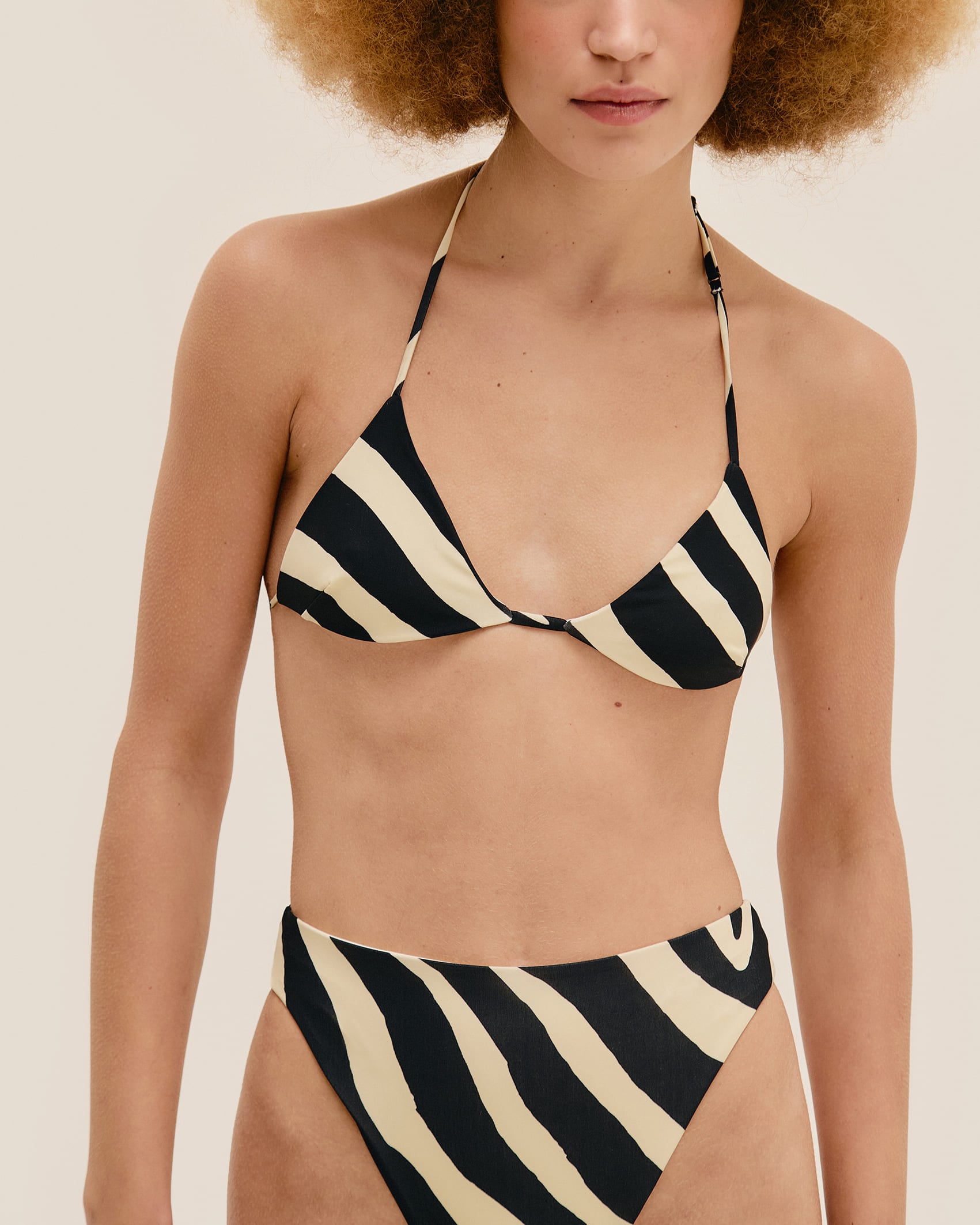 Top Vica Regulavel Zebra Diagonal