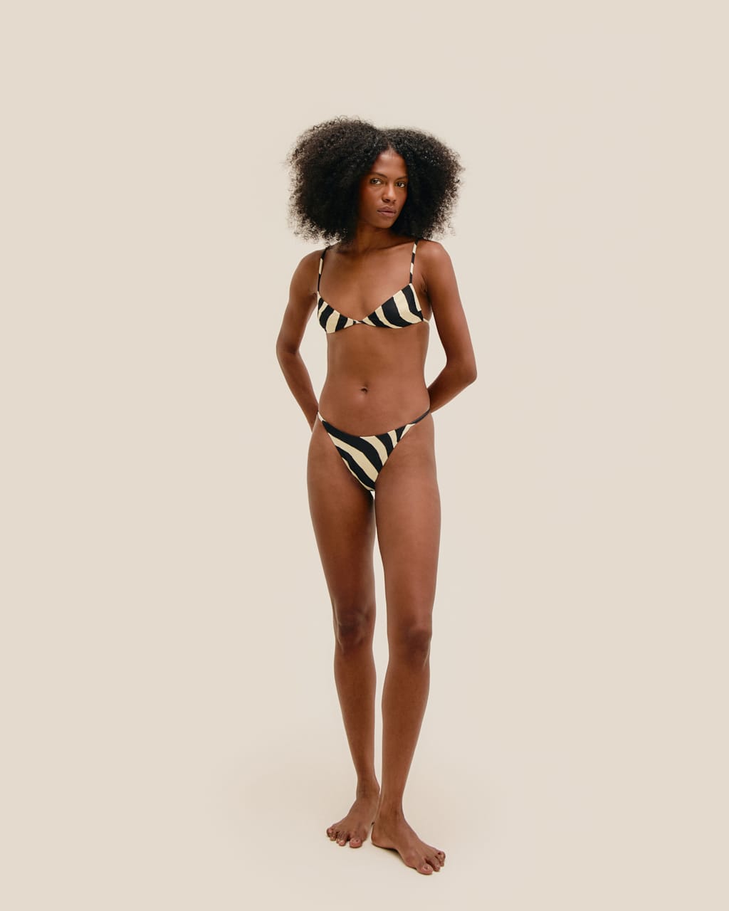Top Vitoria Estampado Zebra Diagonal