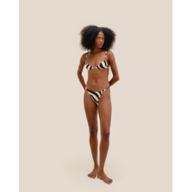 Haight — Top Vitória Estampado Zebra Diagonal