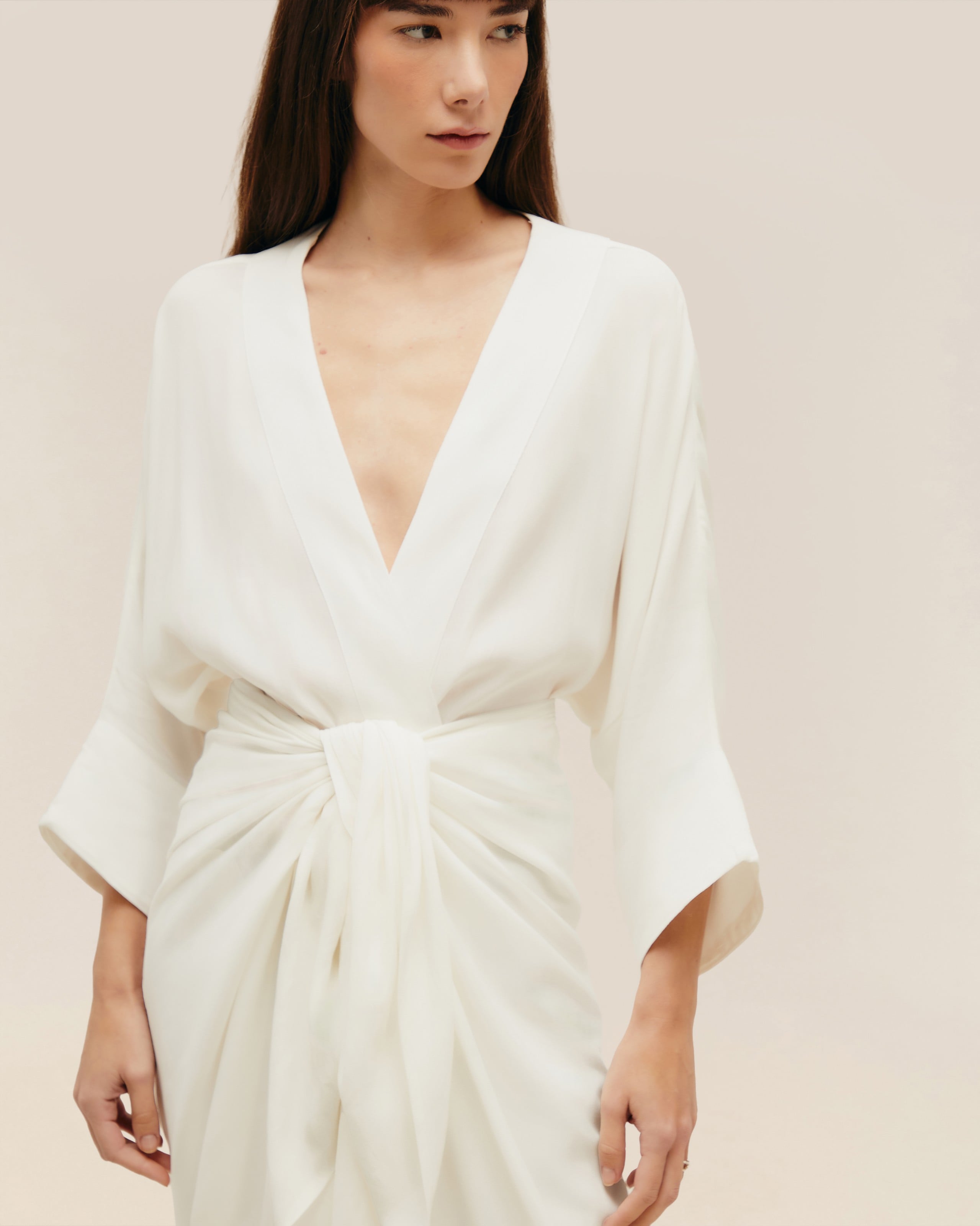 Túnica Amarração Off-White