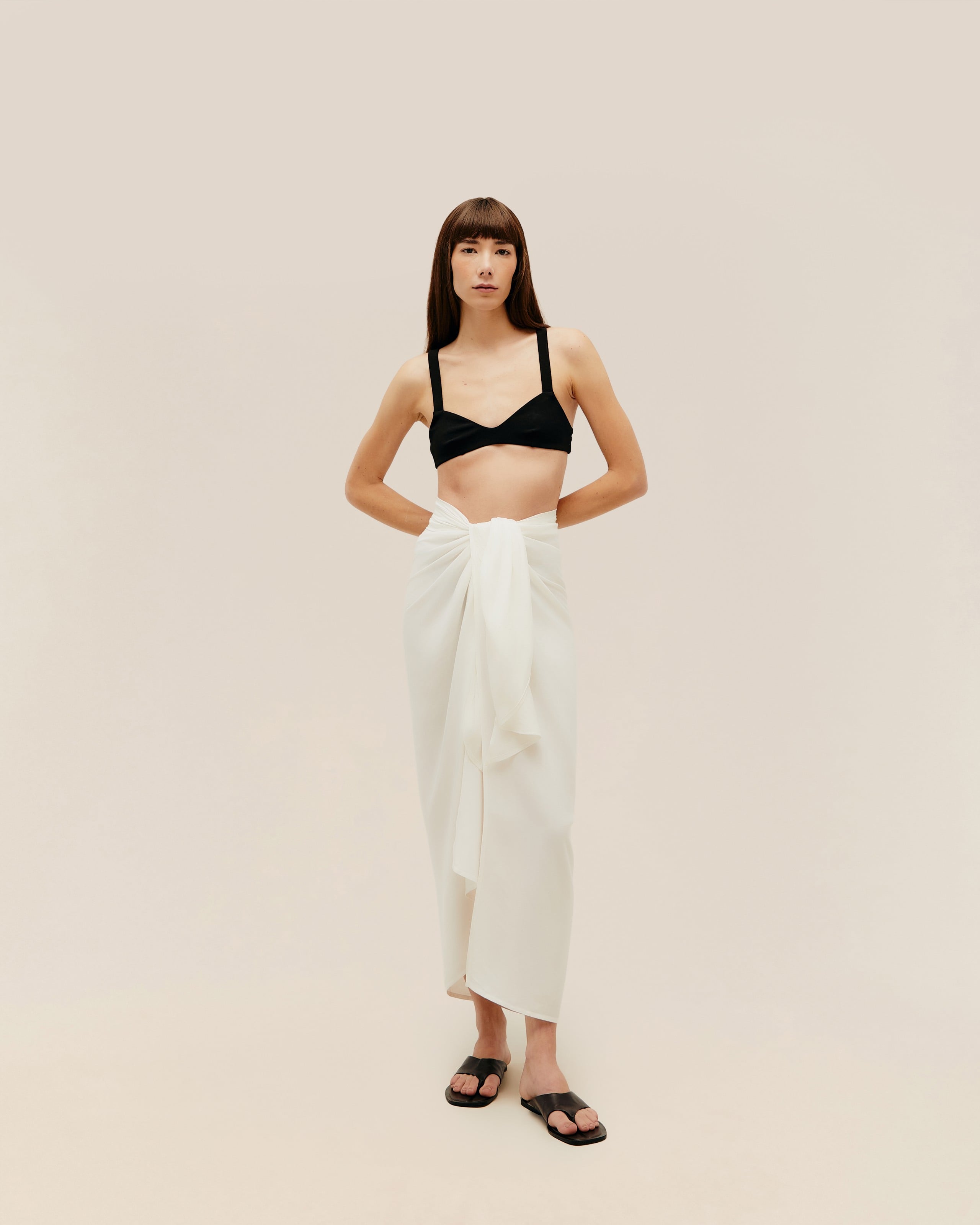 Túnica Amarração Off-White