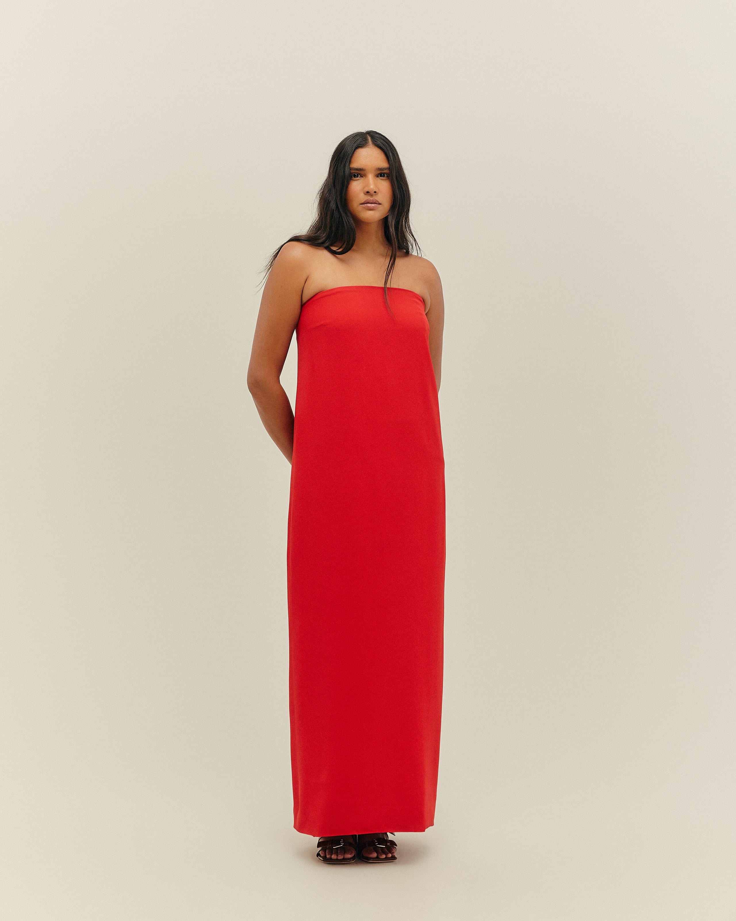 Vestido Alice Longo Vermelho