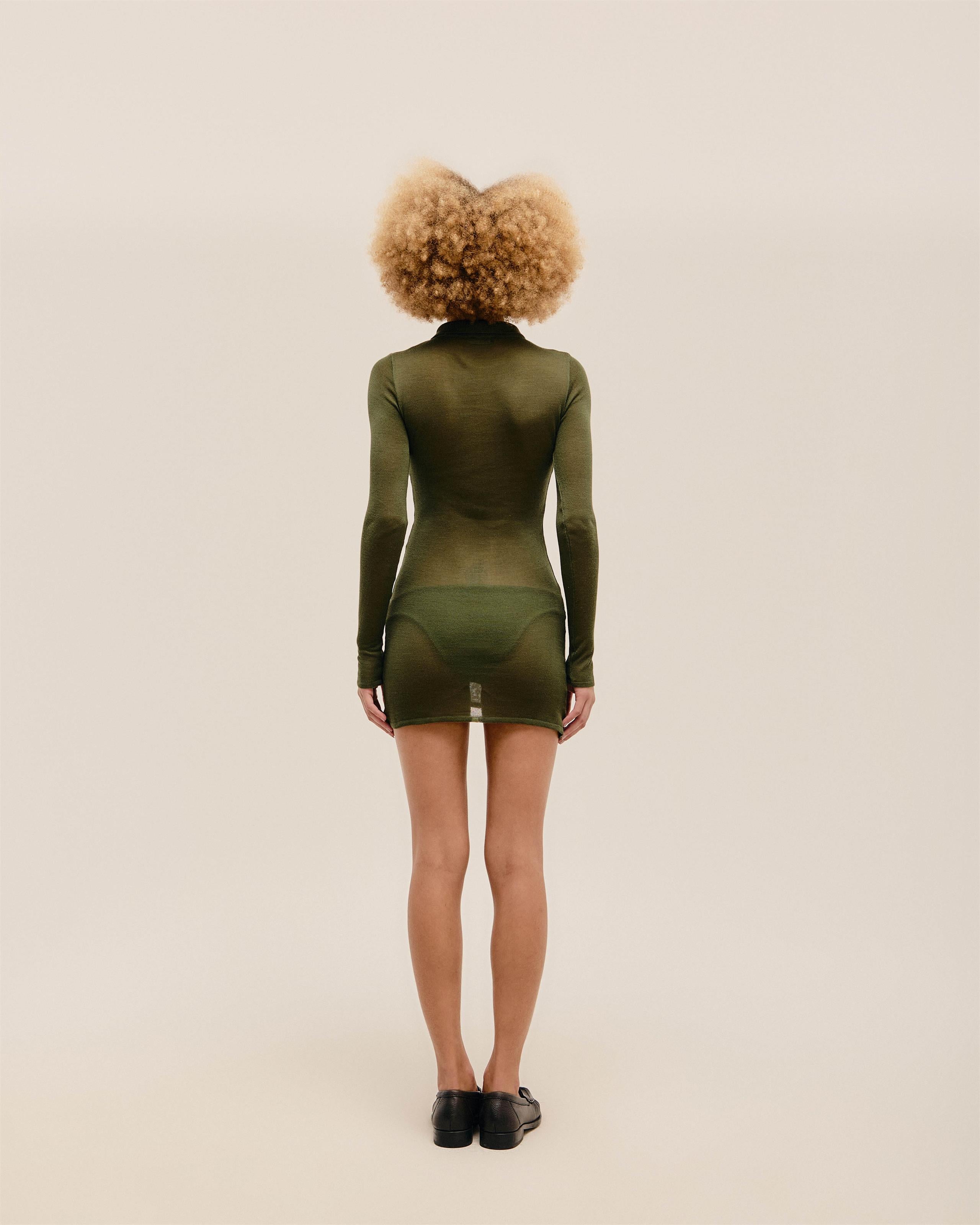 Vestido Amelia Tricot Verde