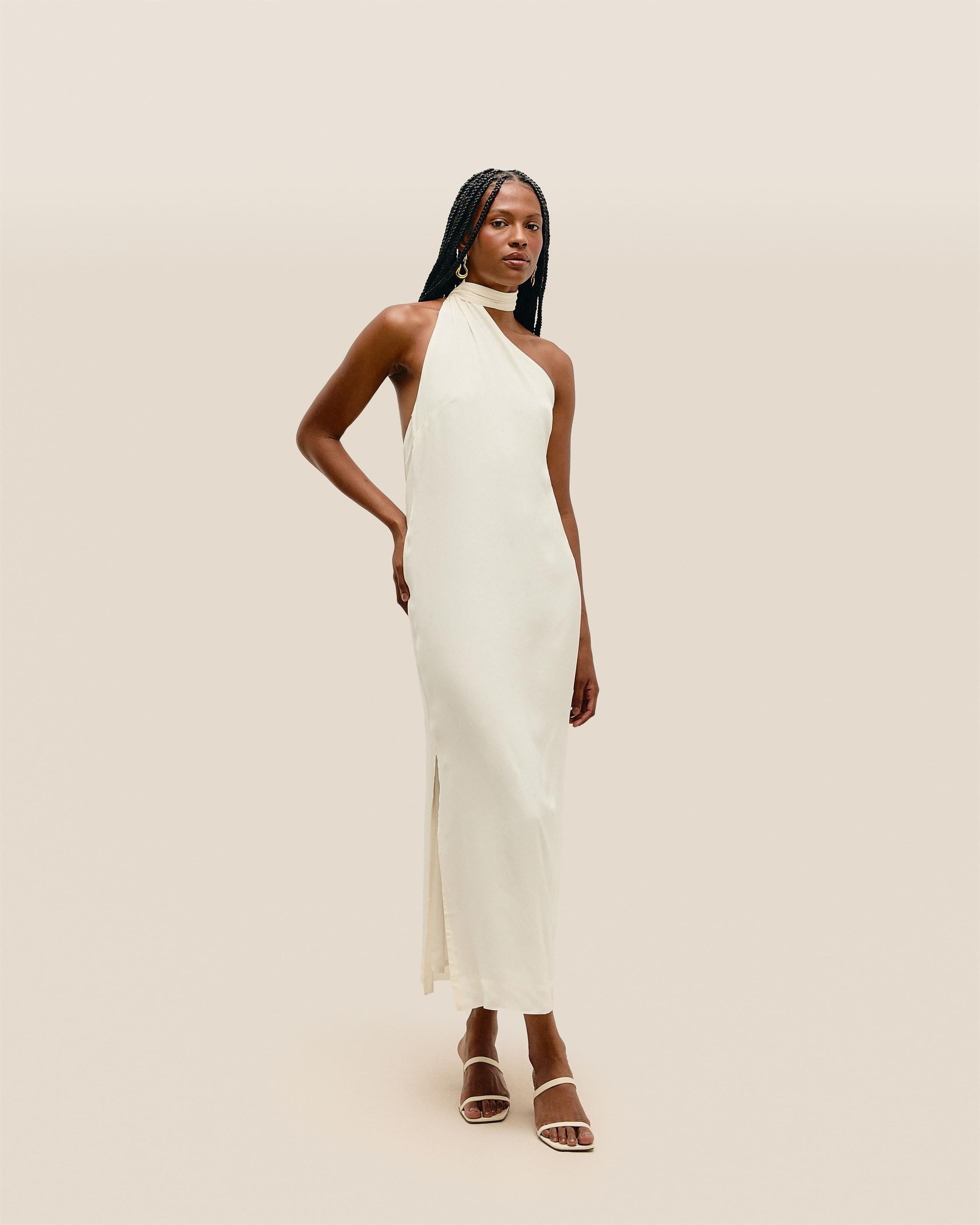 Vestido Angelina Longo Off-White