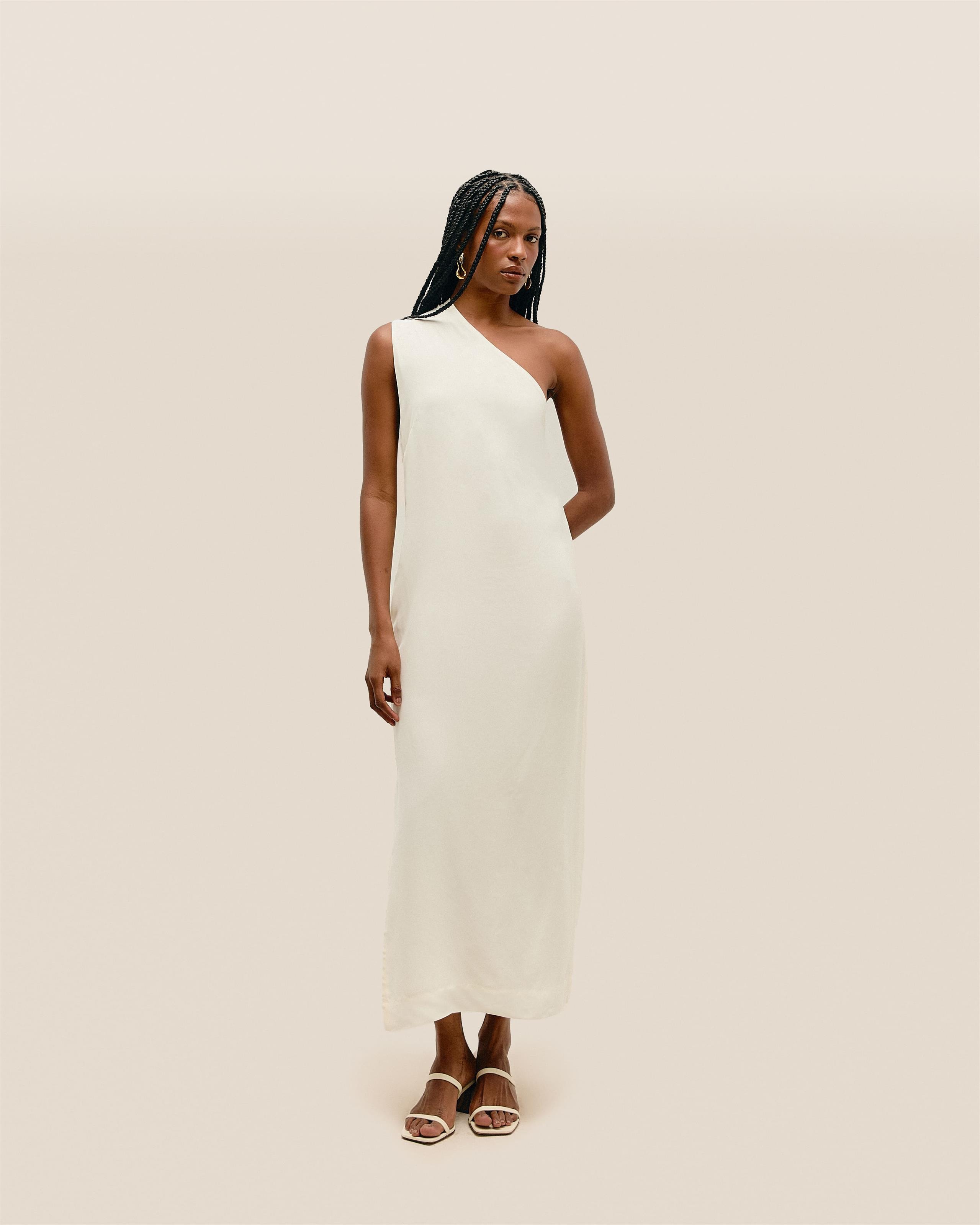 Vestido Angelina Longo Off-White