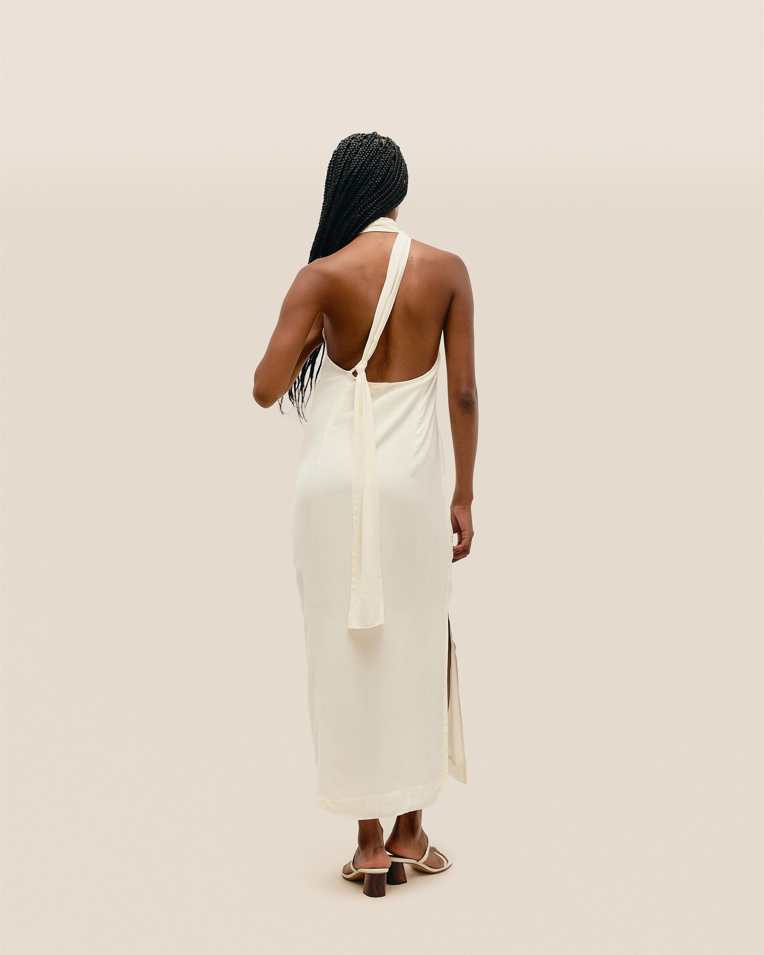 Vestido Angelina Longo Off-White