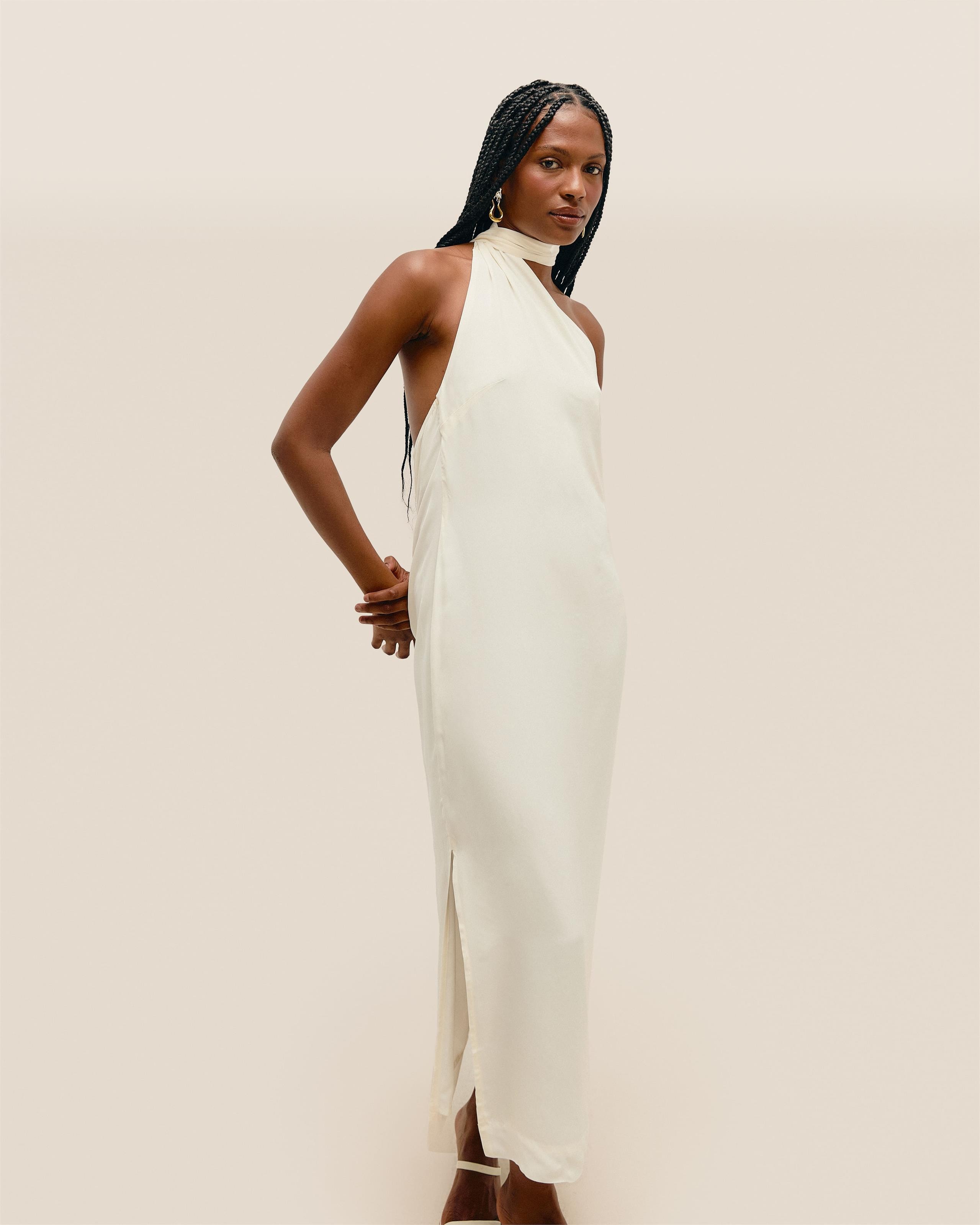 Vestido Angelina Longo Off-White