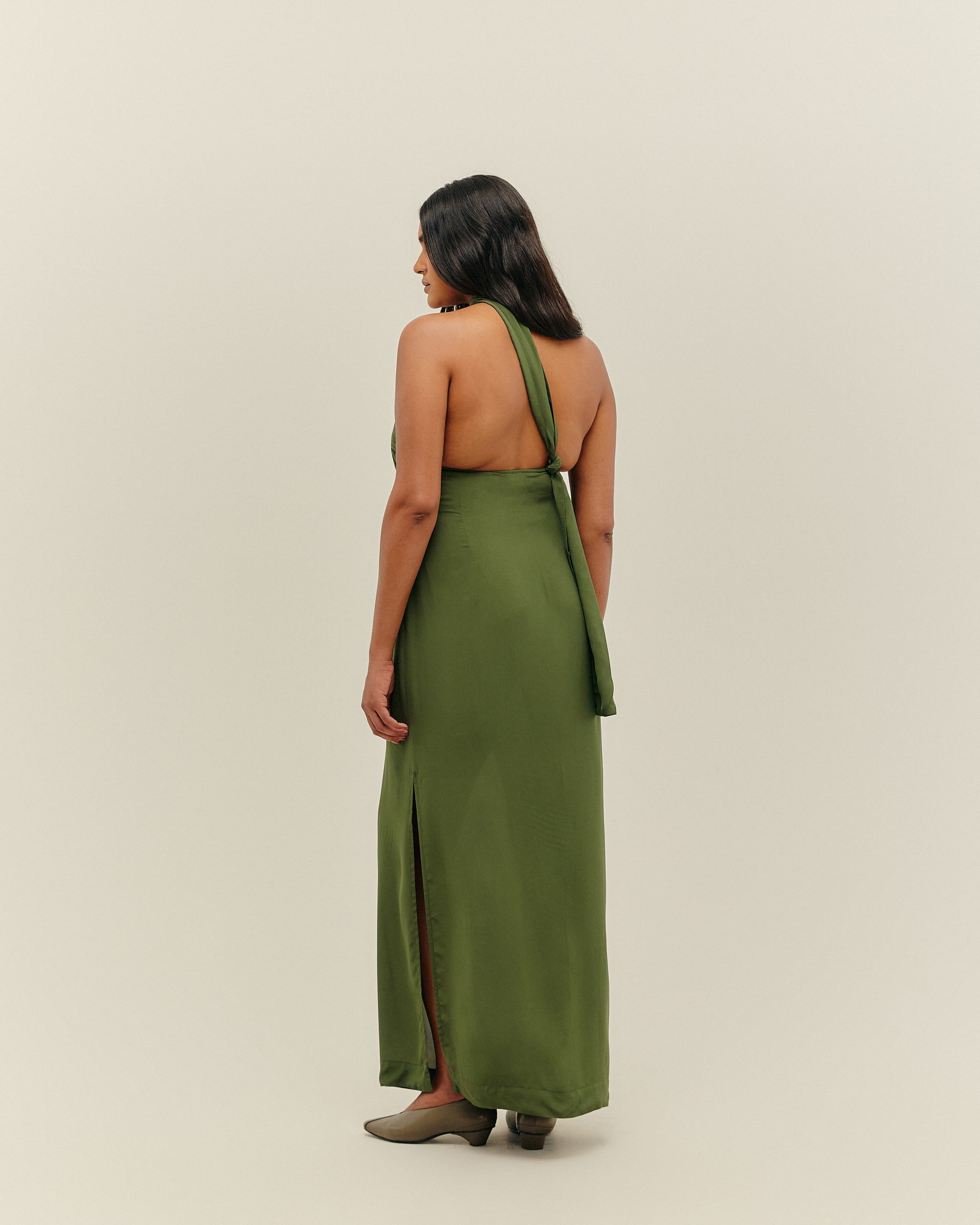 Vestido Angelina Longo Verde