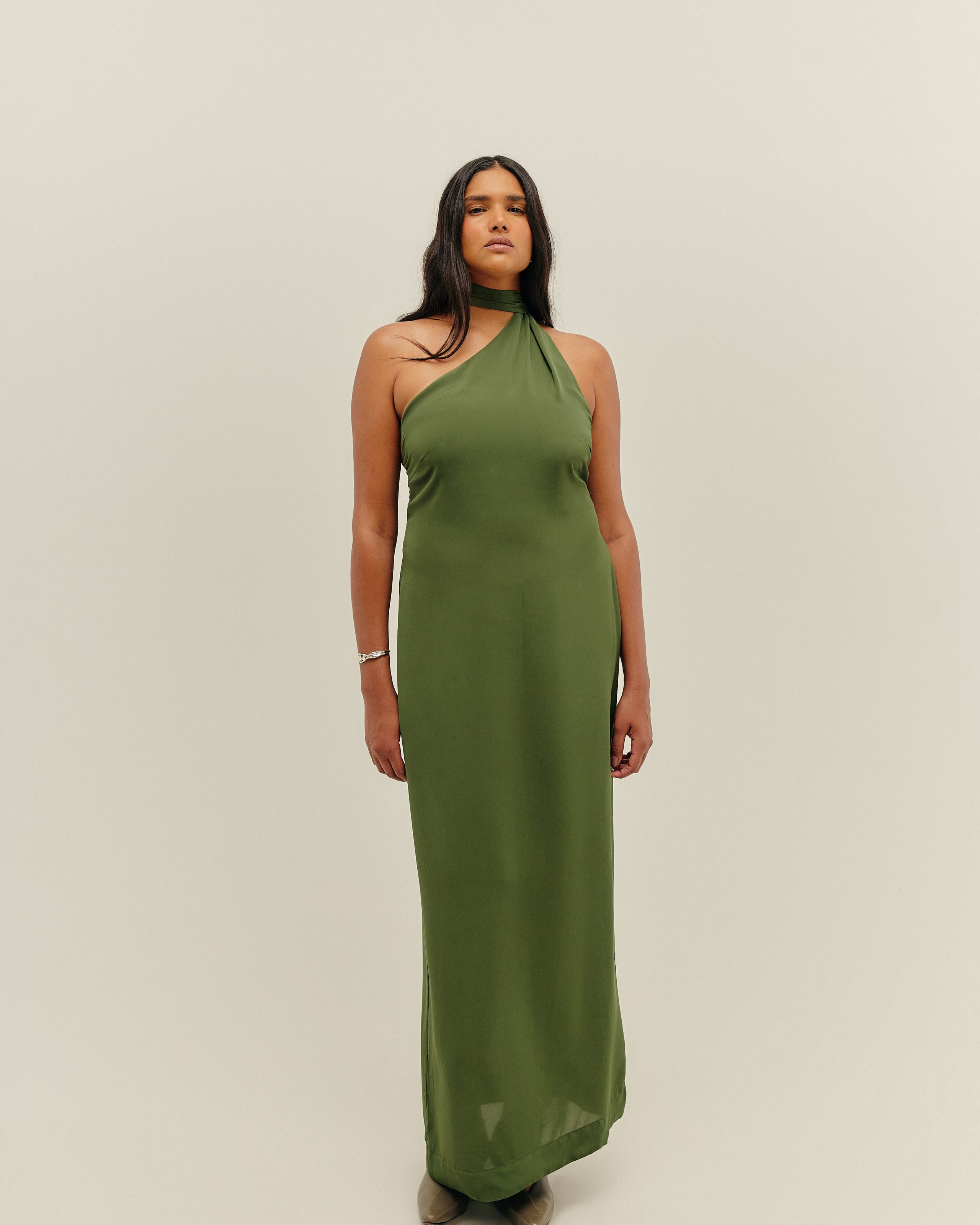 Vestido Angelina Longo Verde