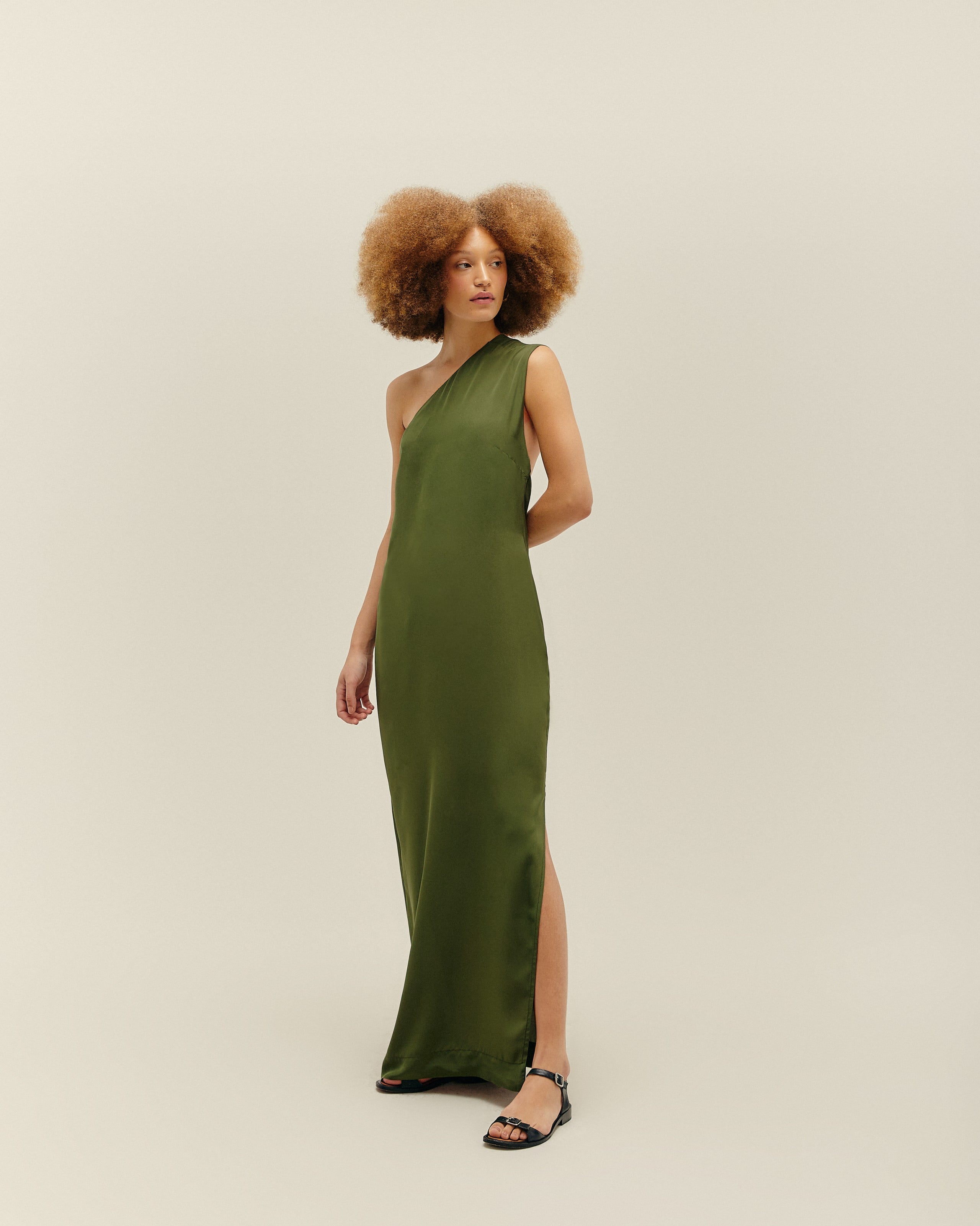 Vestido Angelina Longo Verde