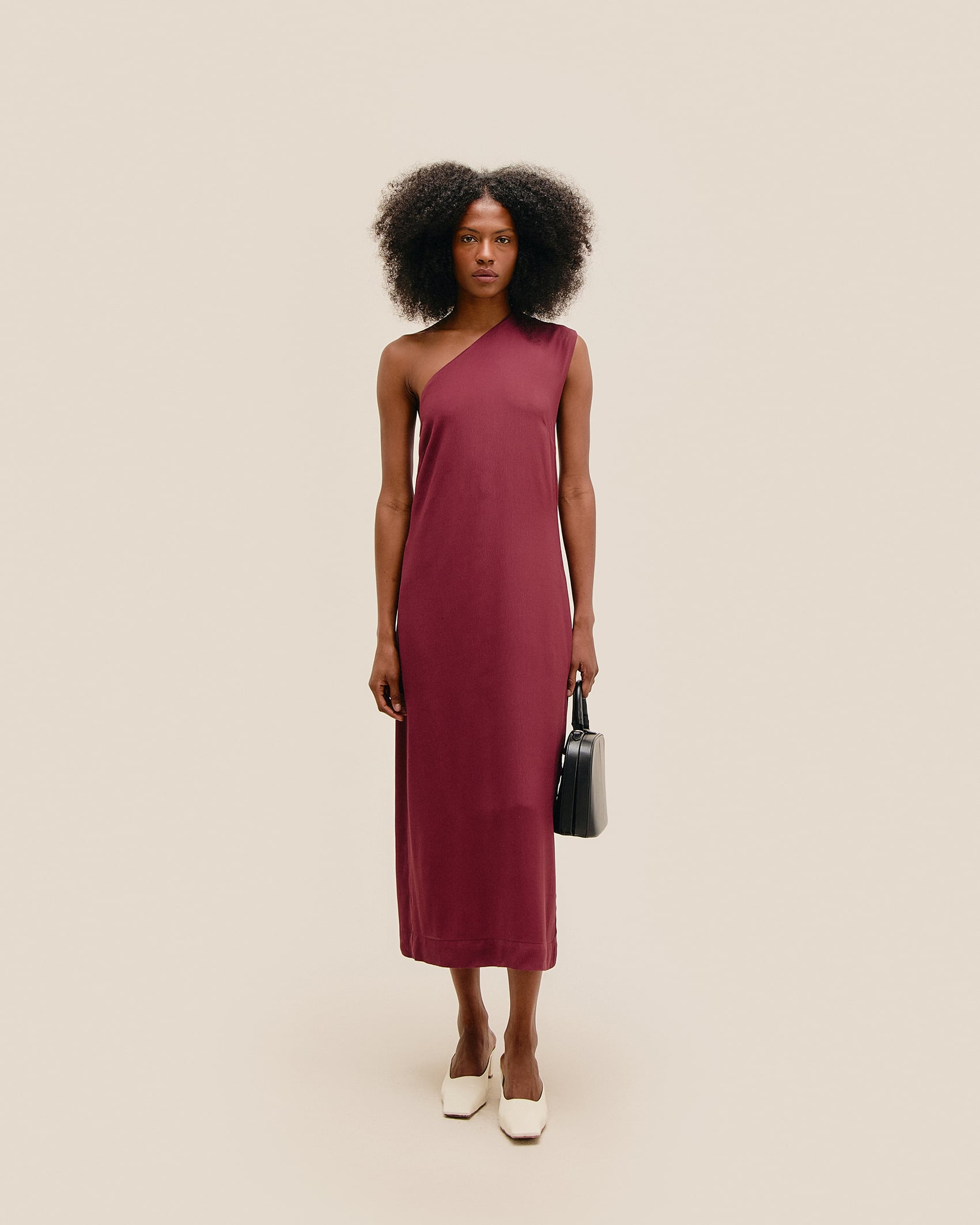 Vestido Angelina Vinho Marsala