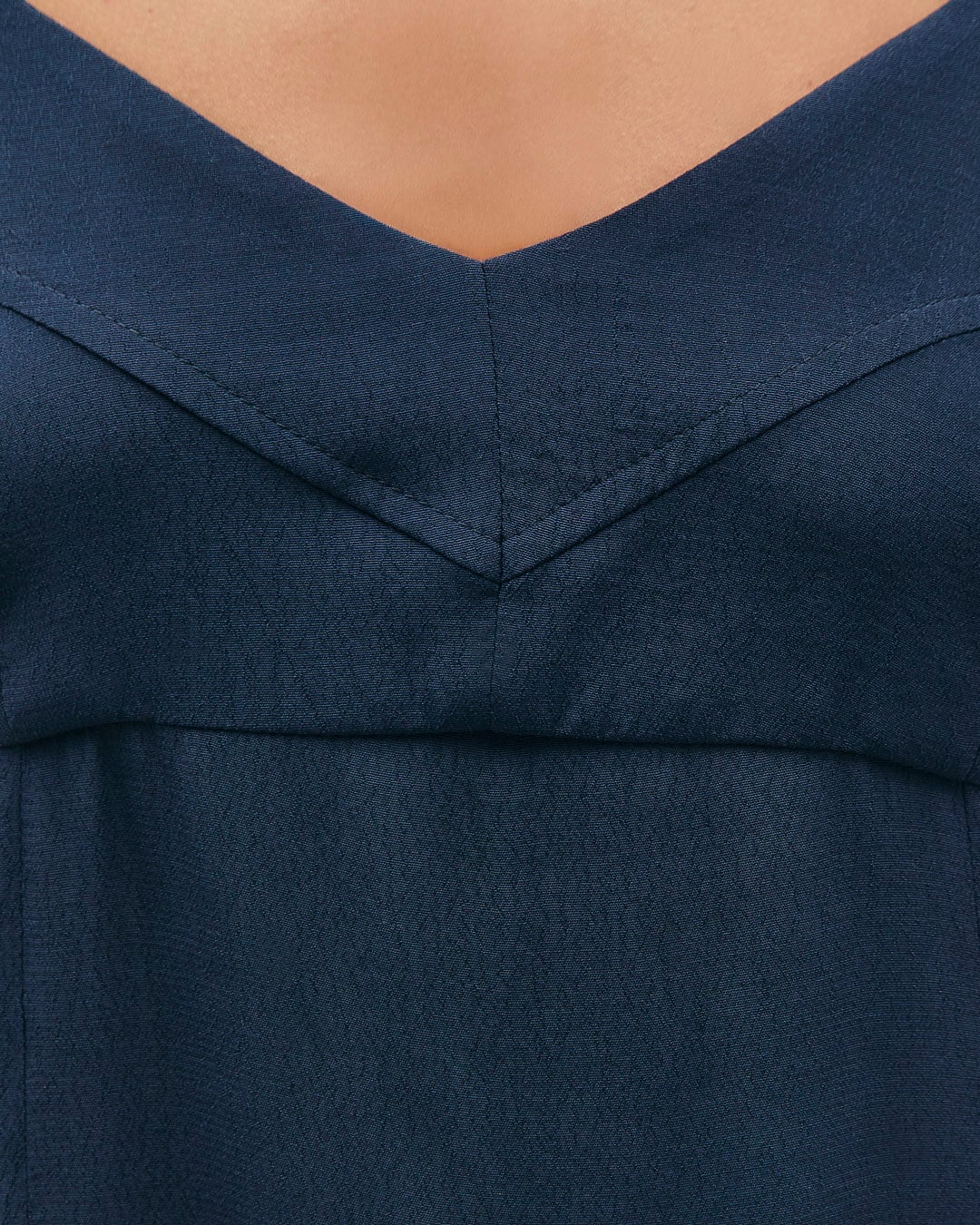 Vestido Beca Marinho Classico