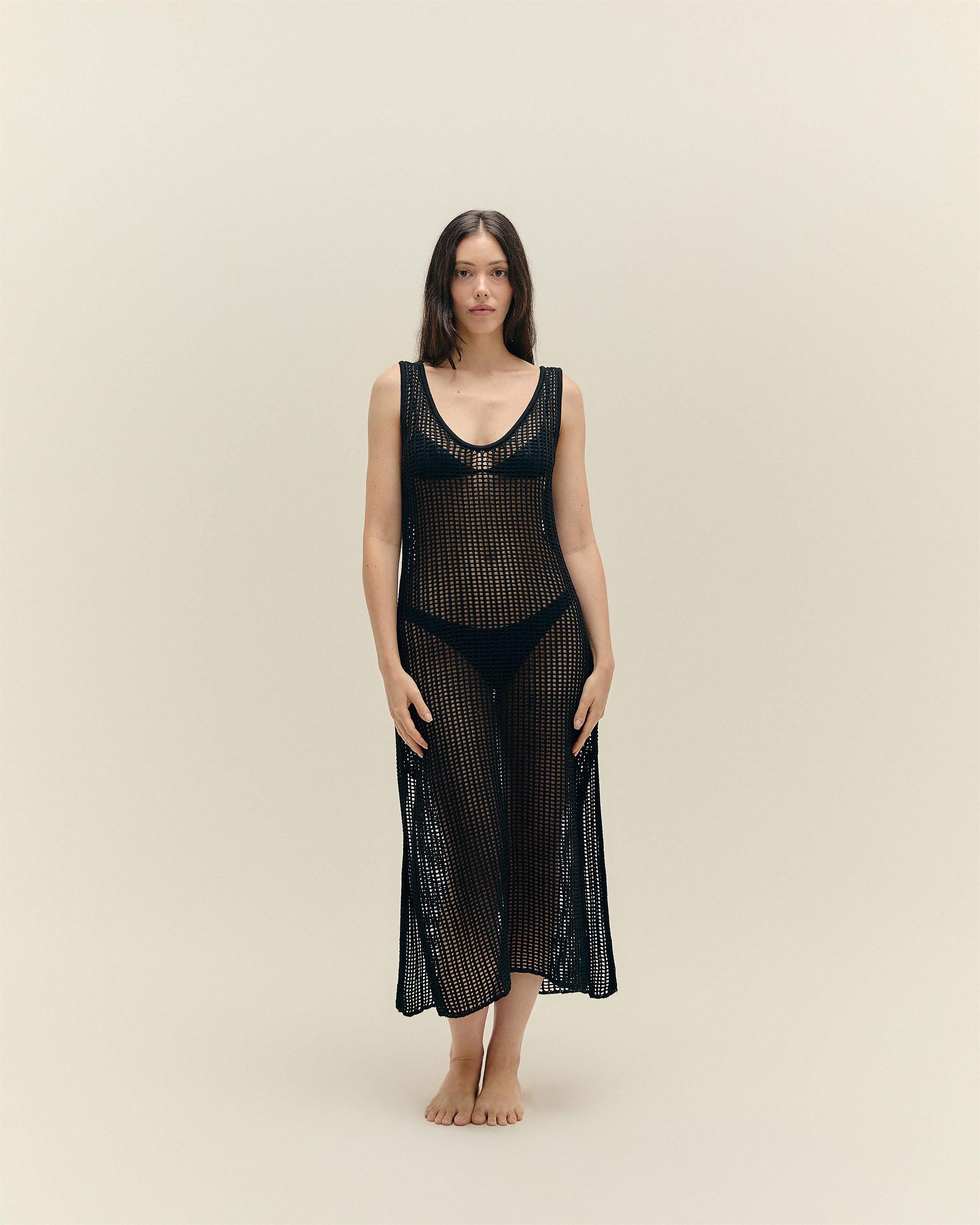 Vestido Beth Tricot Preto