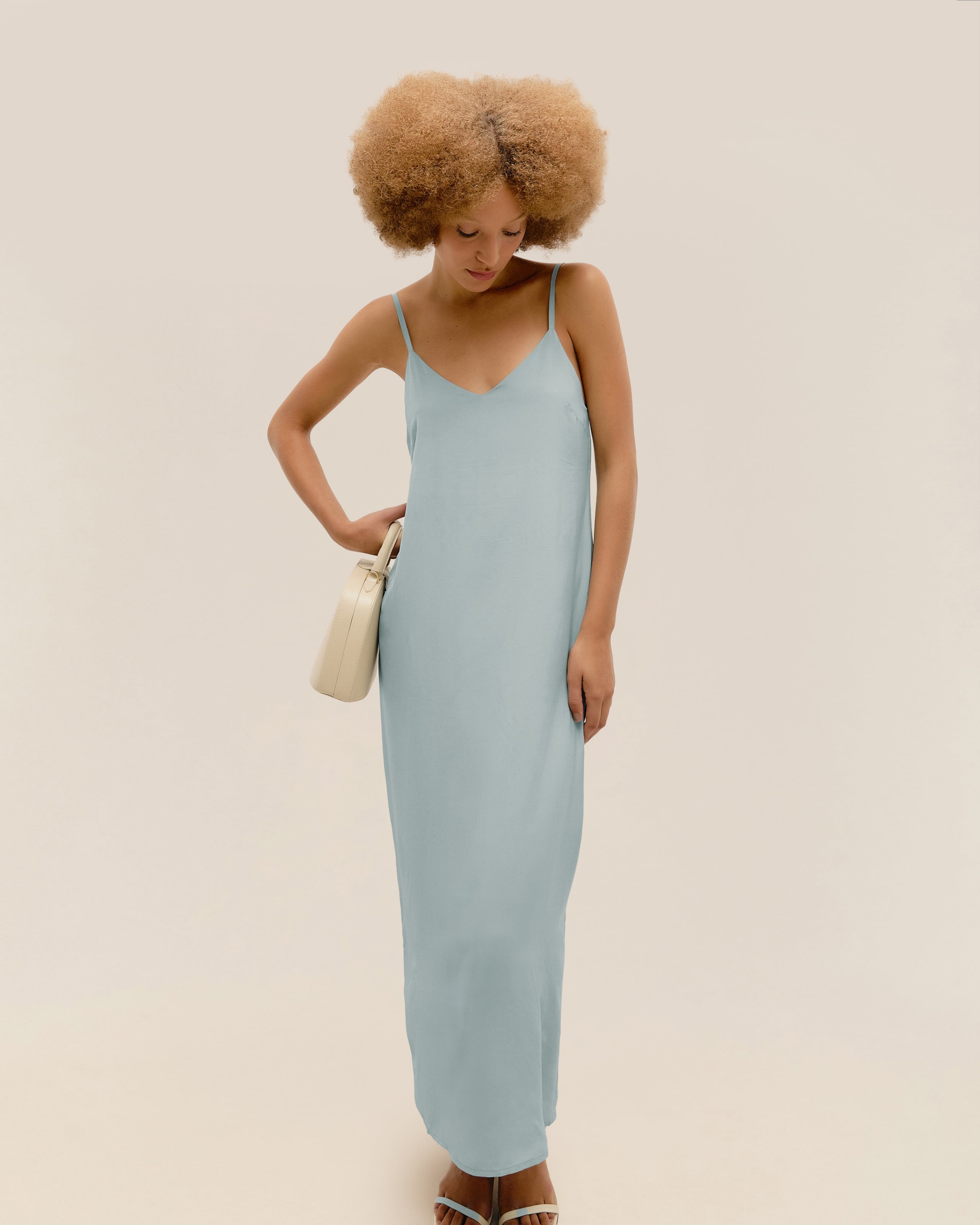 Vestido Camisola Azul Bardi
