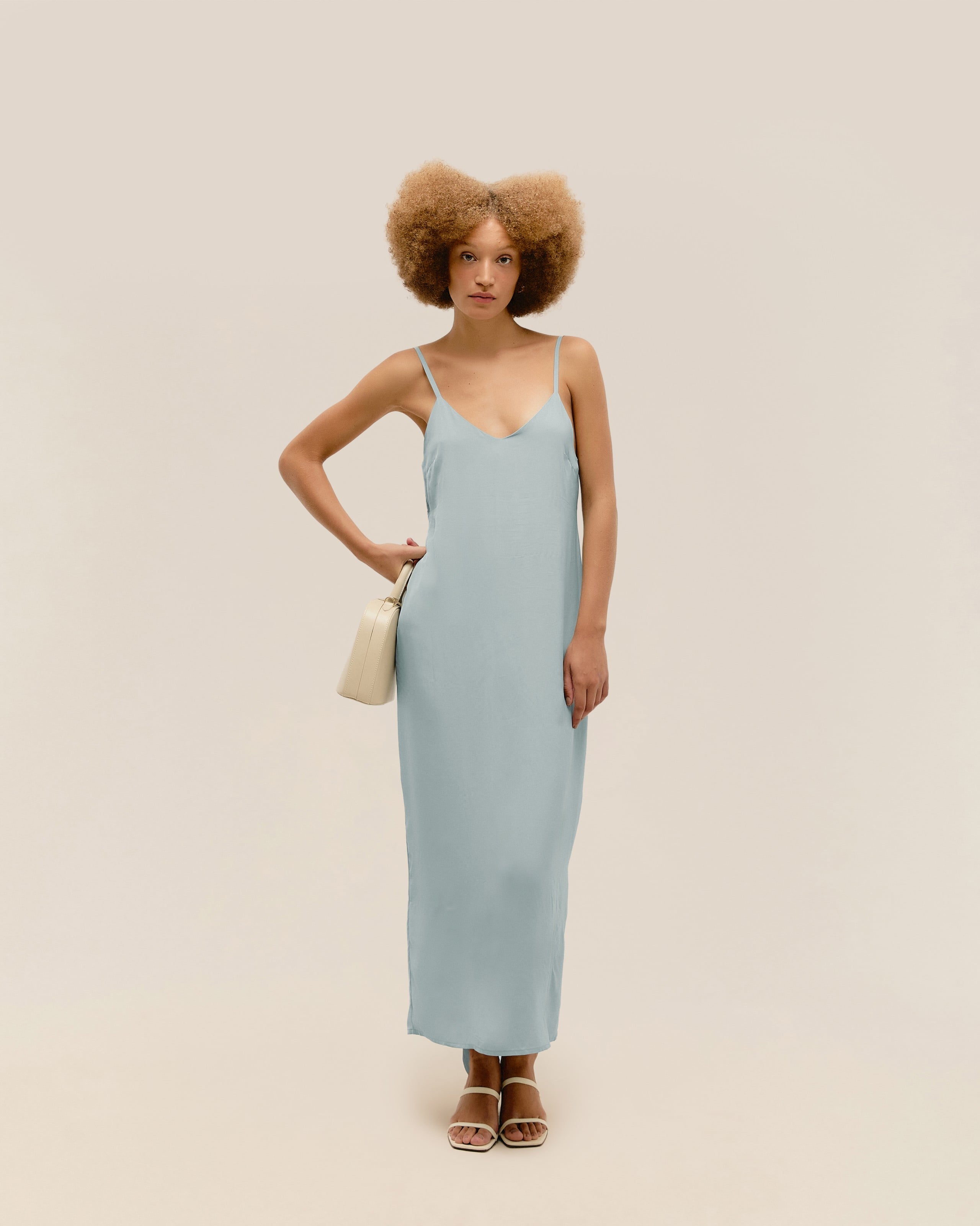 Vestido Camisola Azul Bardi