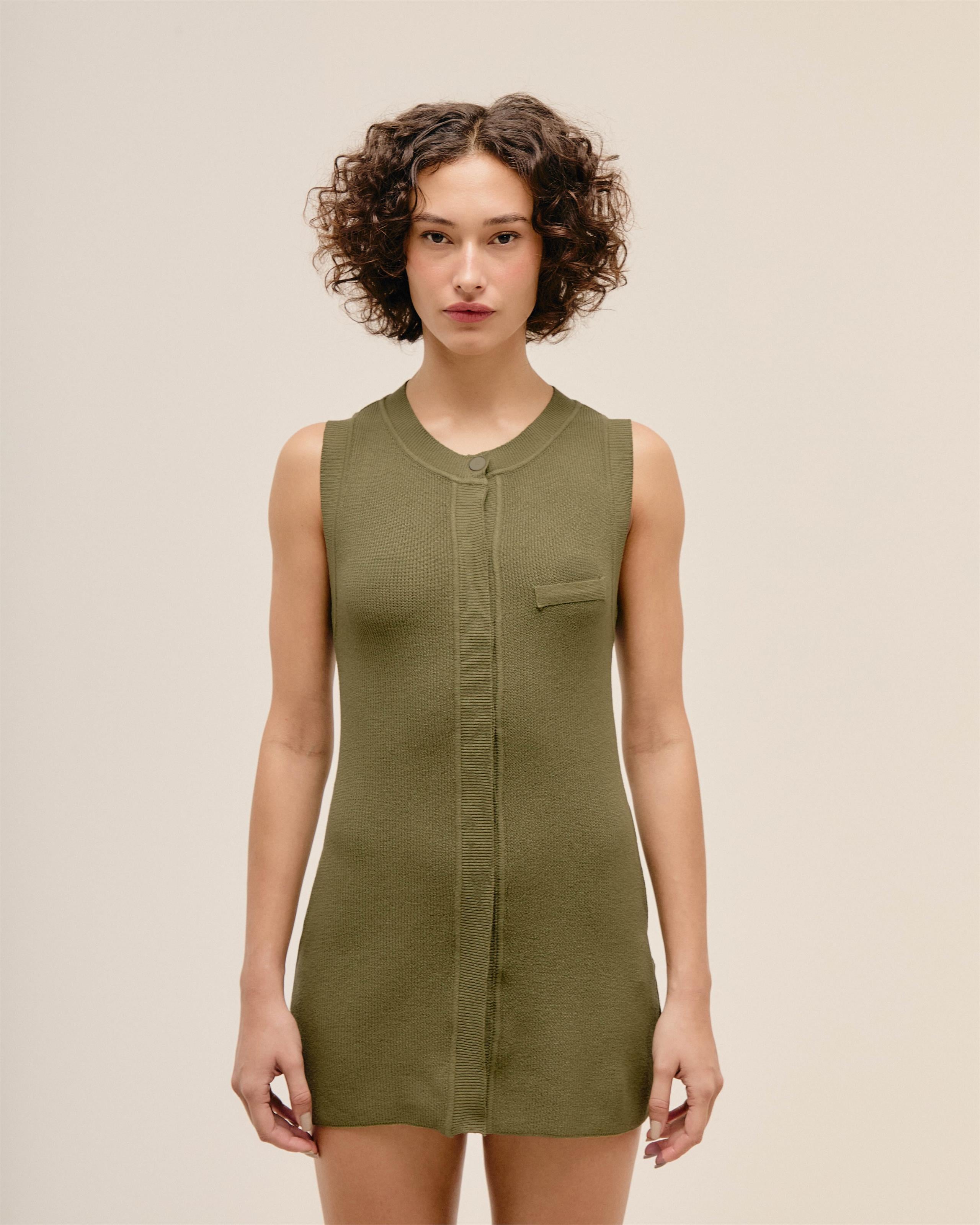 Vestido Carolina Tricot Verde