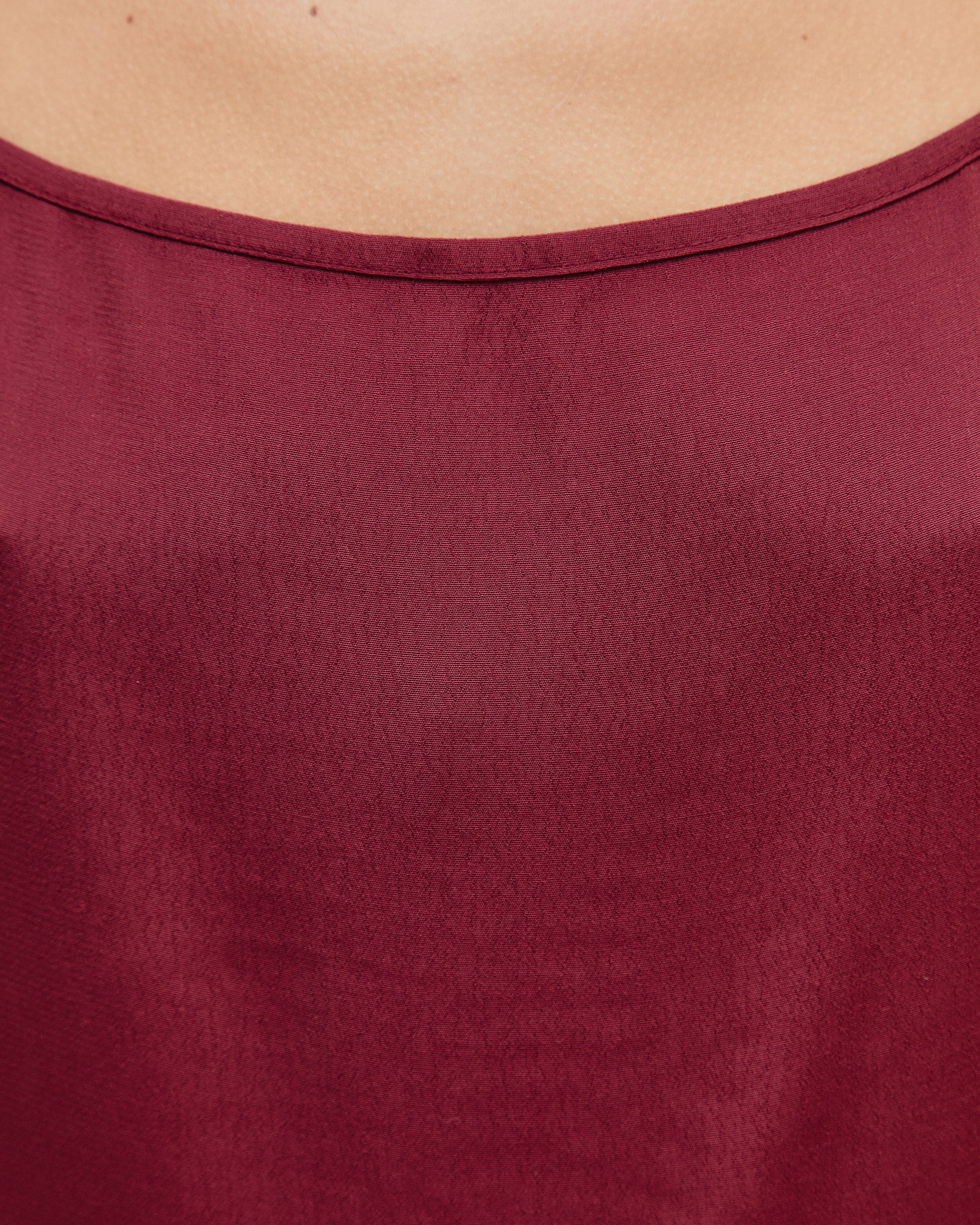 Vestido Clara Mini Vinho Marsala