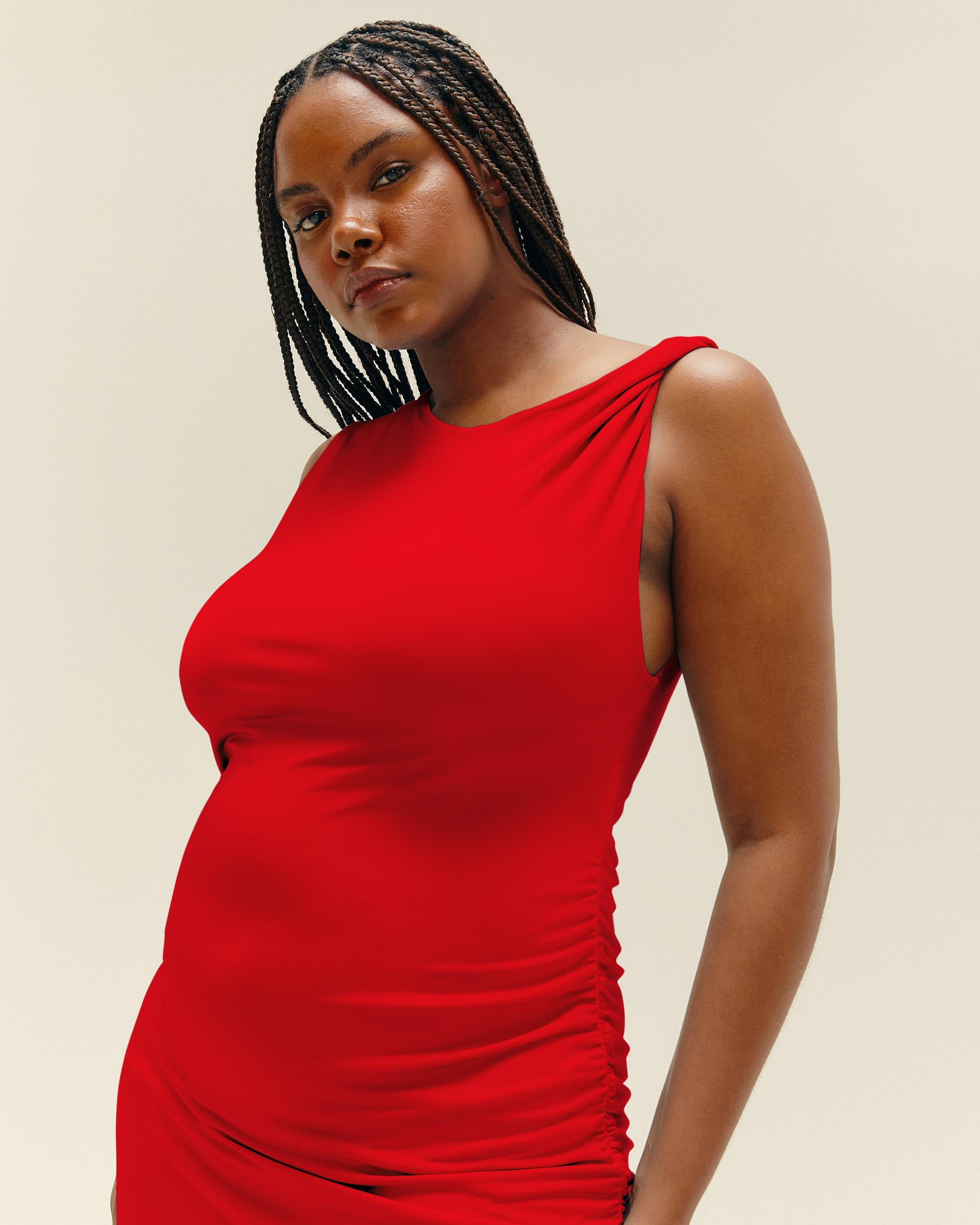 Vestido Cleo Vermelho Desvio