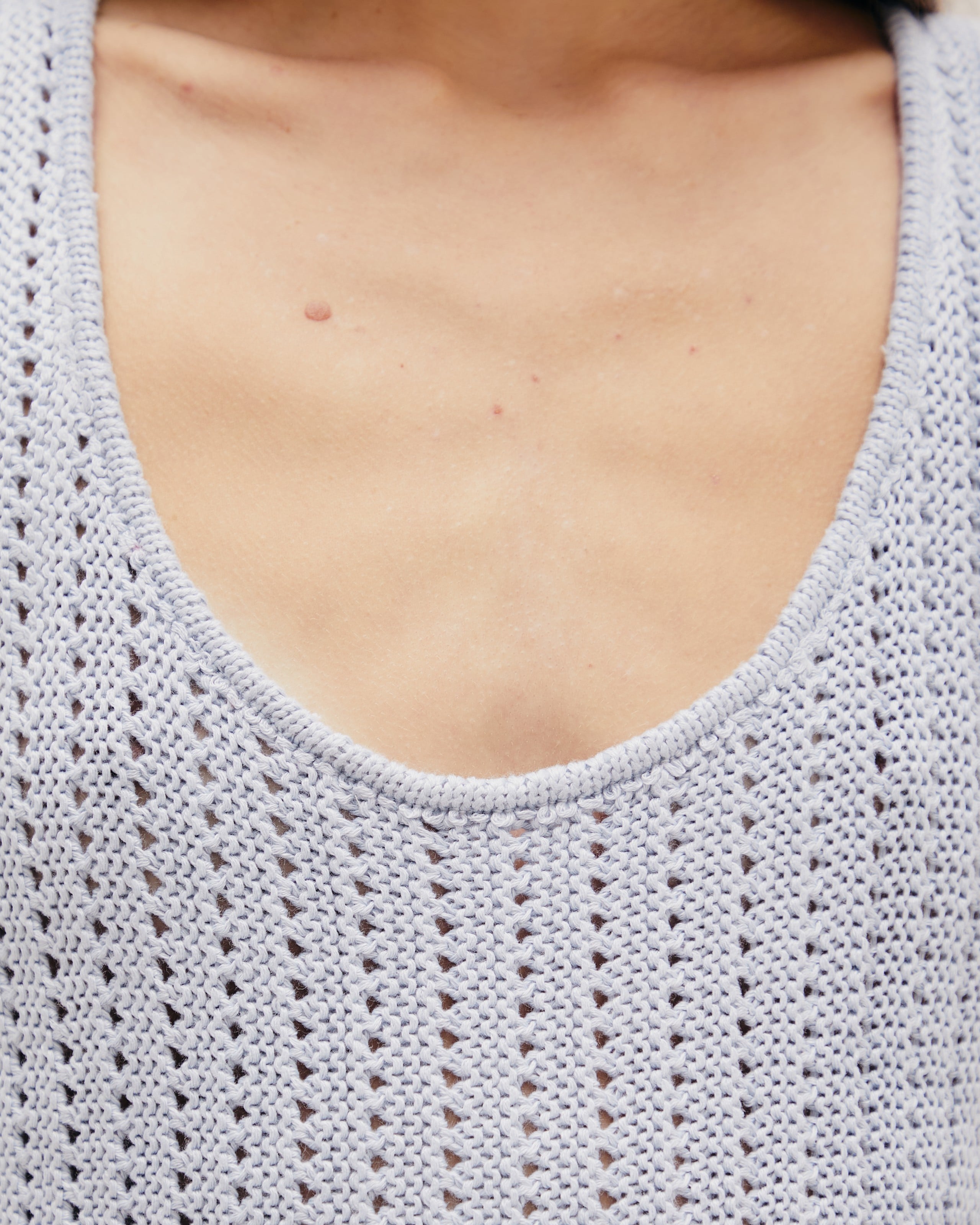 Vestido Coucou Tricot Azul Bardi