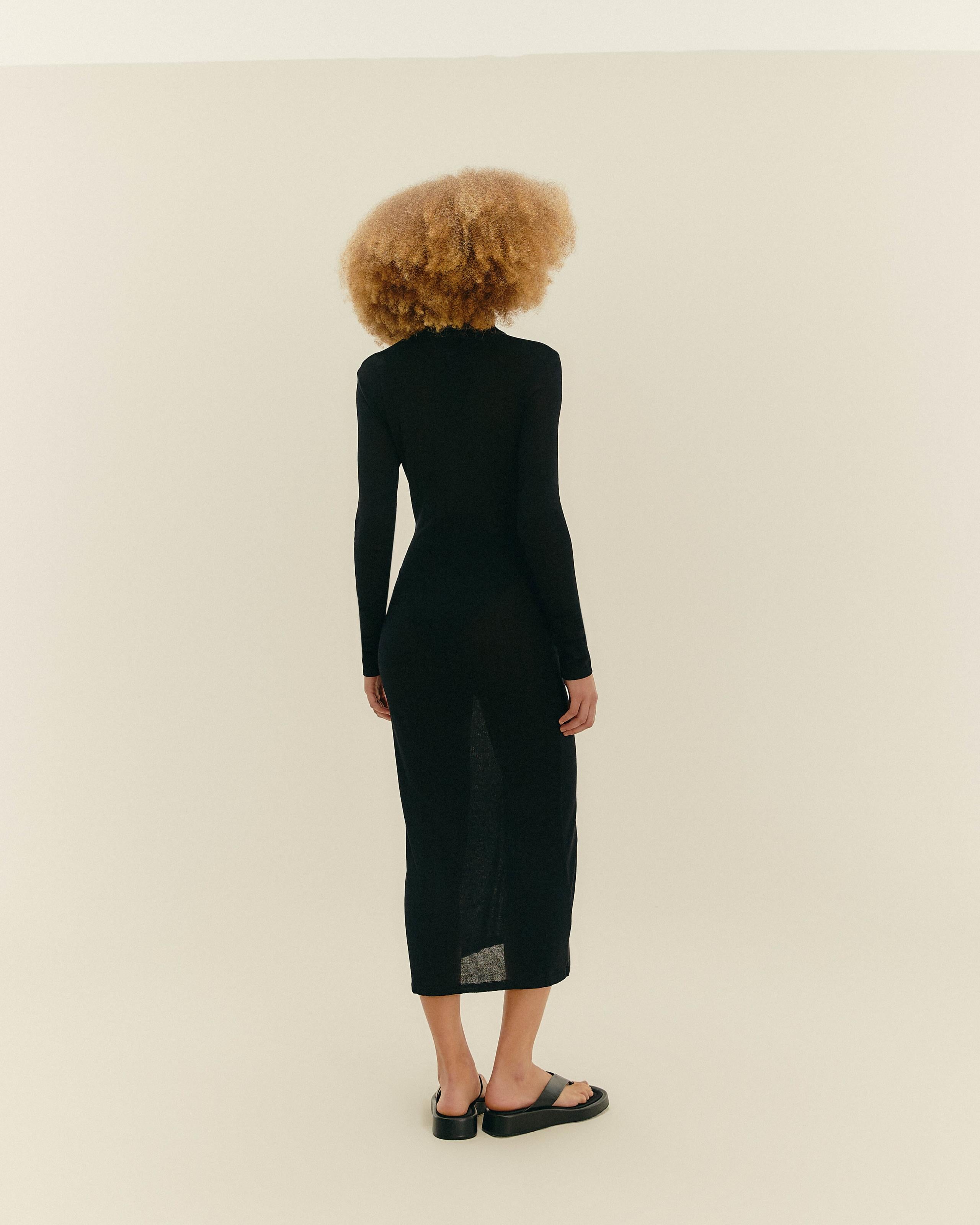 Vestido Duda Tricot Preto