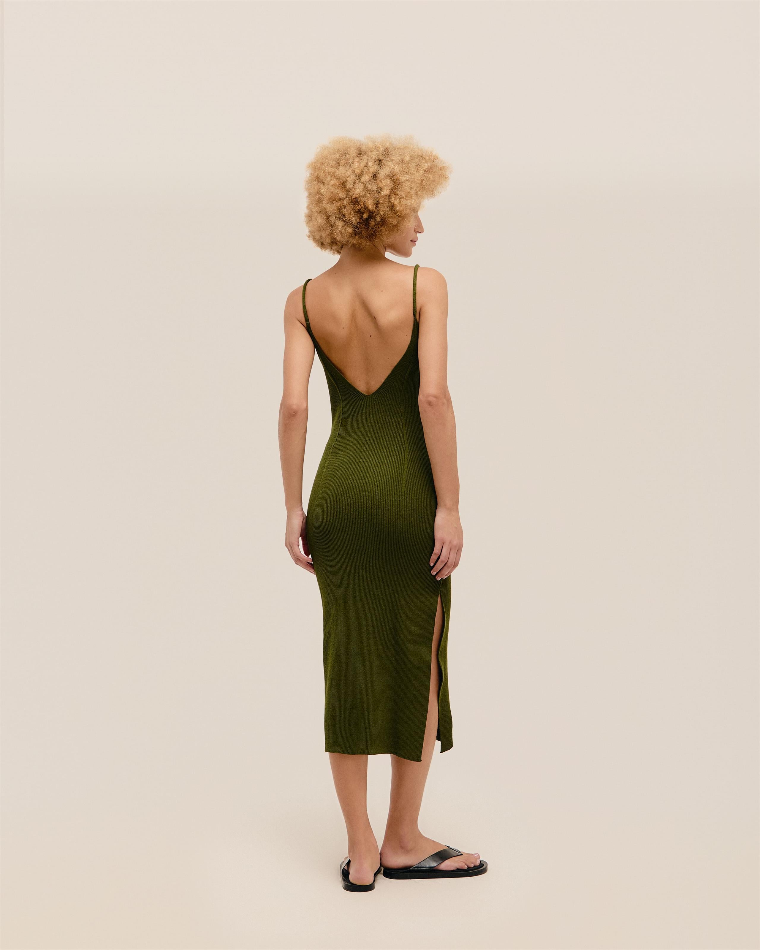 Vestido Elisa Tricot Verde