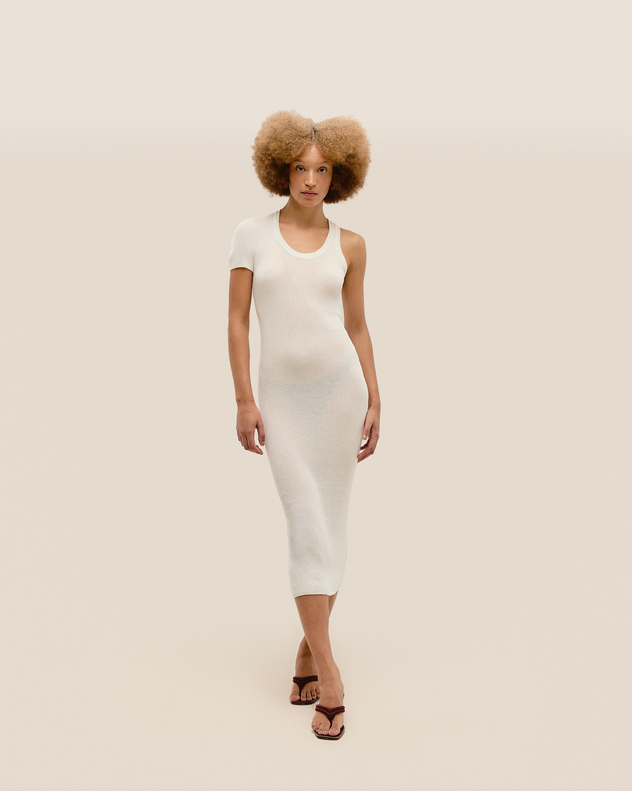 Vestido Florencia Tricot Off-White