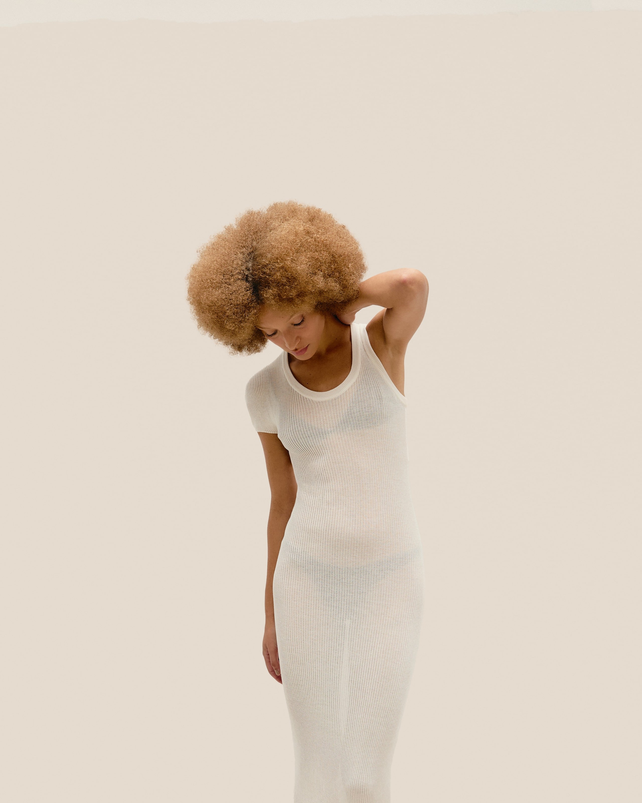 Vestido Florencia Tricot Off-White