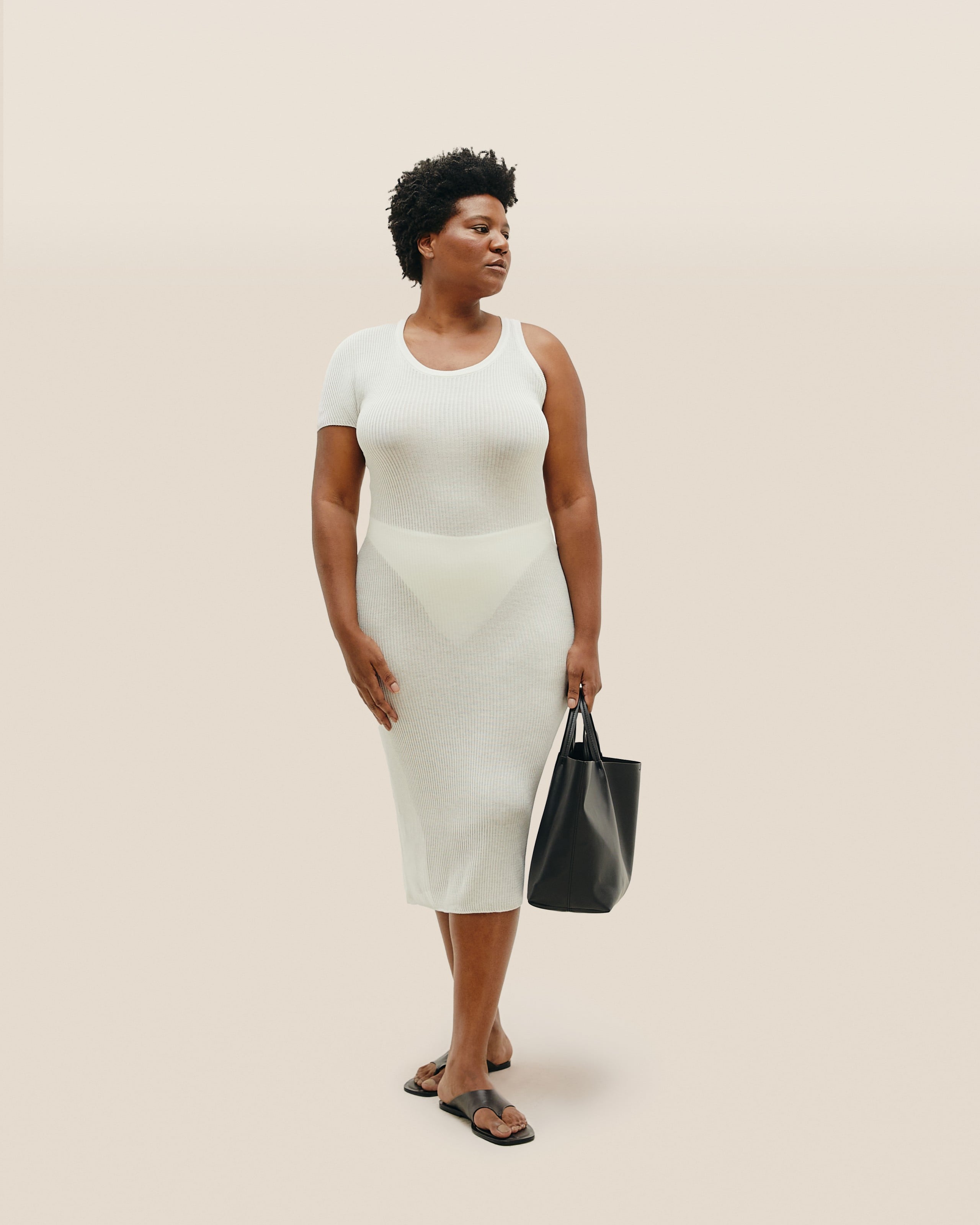 Vestido Florencia Tricot Off-White